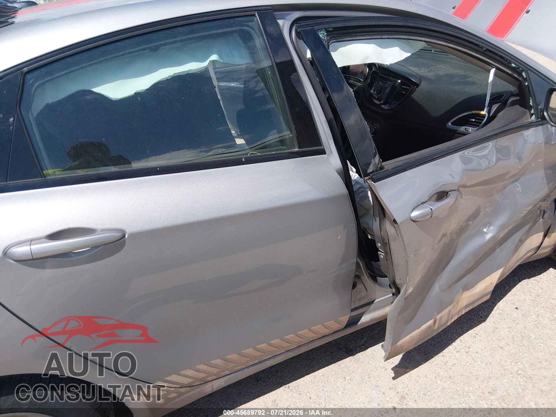 DODGE DART 2015 - 1C3CDFAA3FD146474