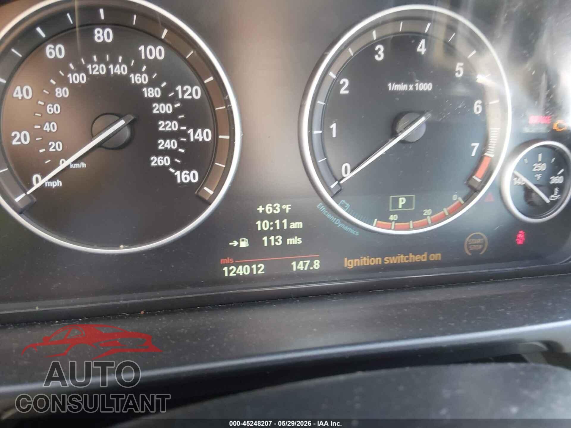 BMW 528I 2012 - WBAXG5C53CDX03536