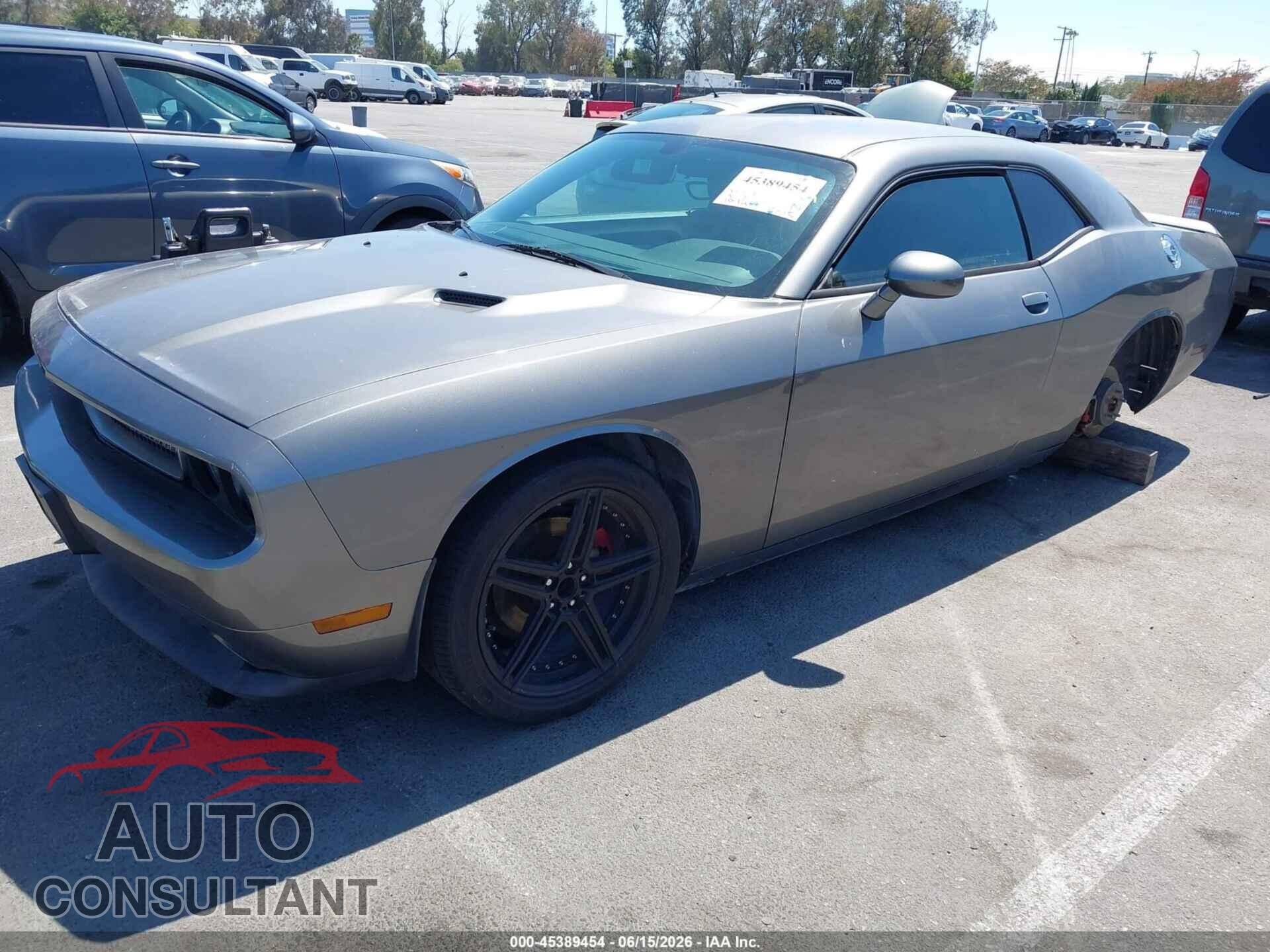 DODGE CHALLENGER 2012 - 2C3CDYAG3CH228199