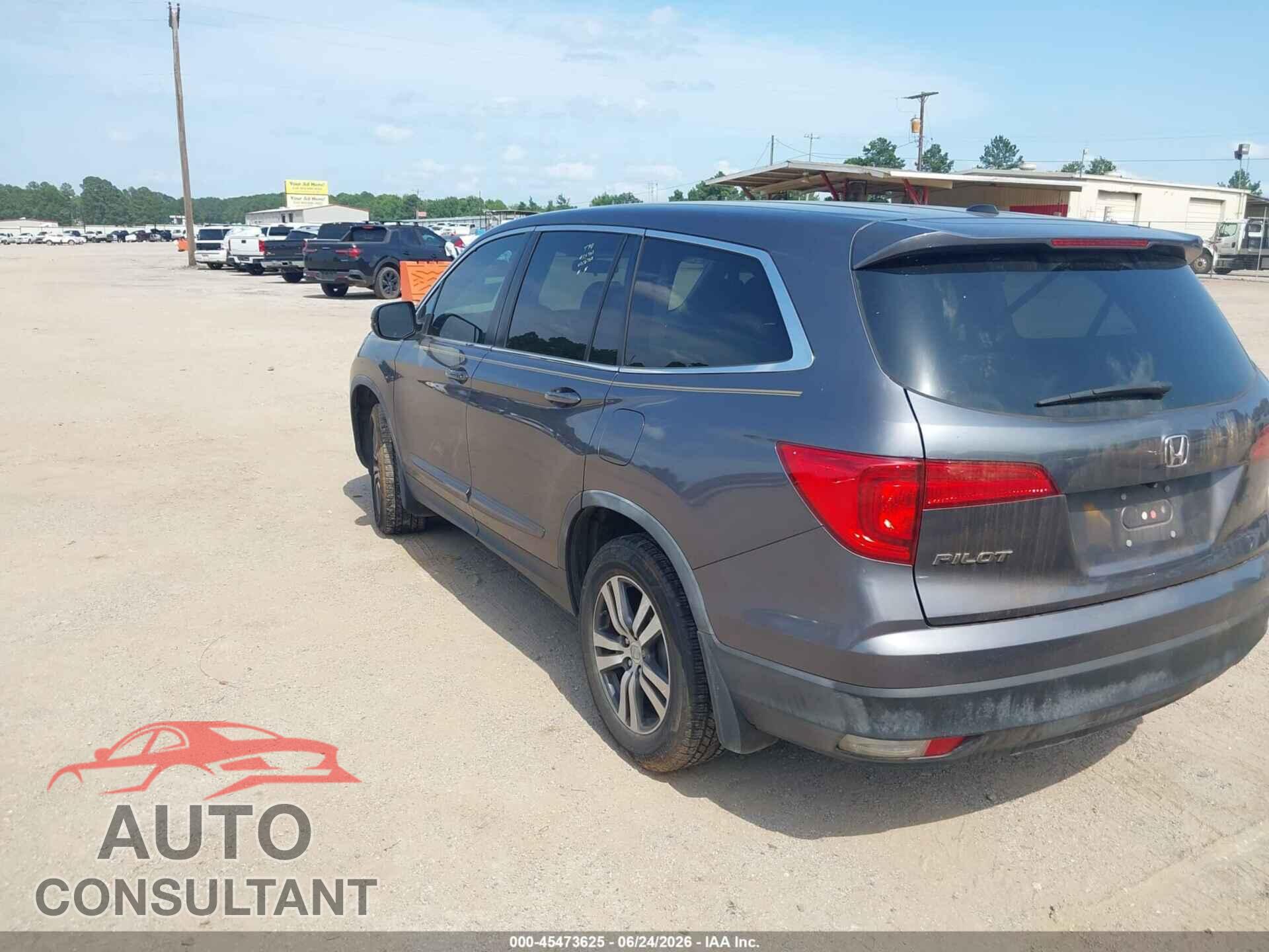 HONDA PILOT 2017 - 5FNYF5H33HB030703