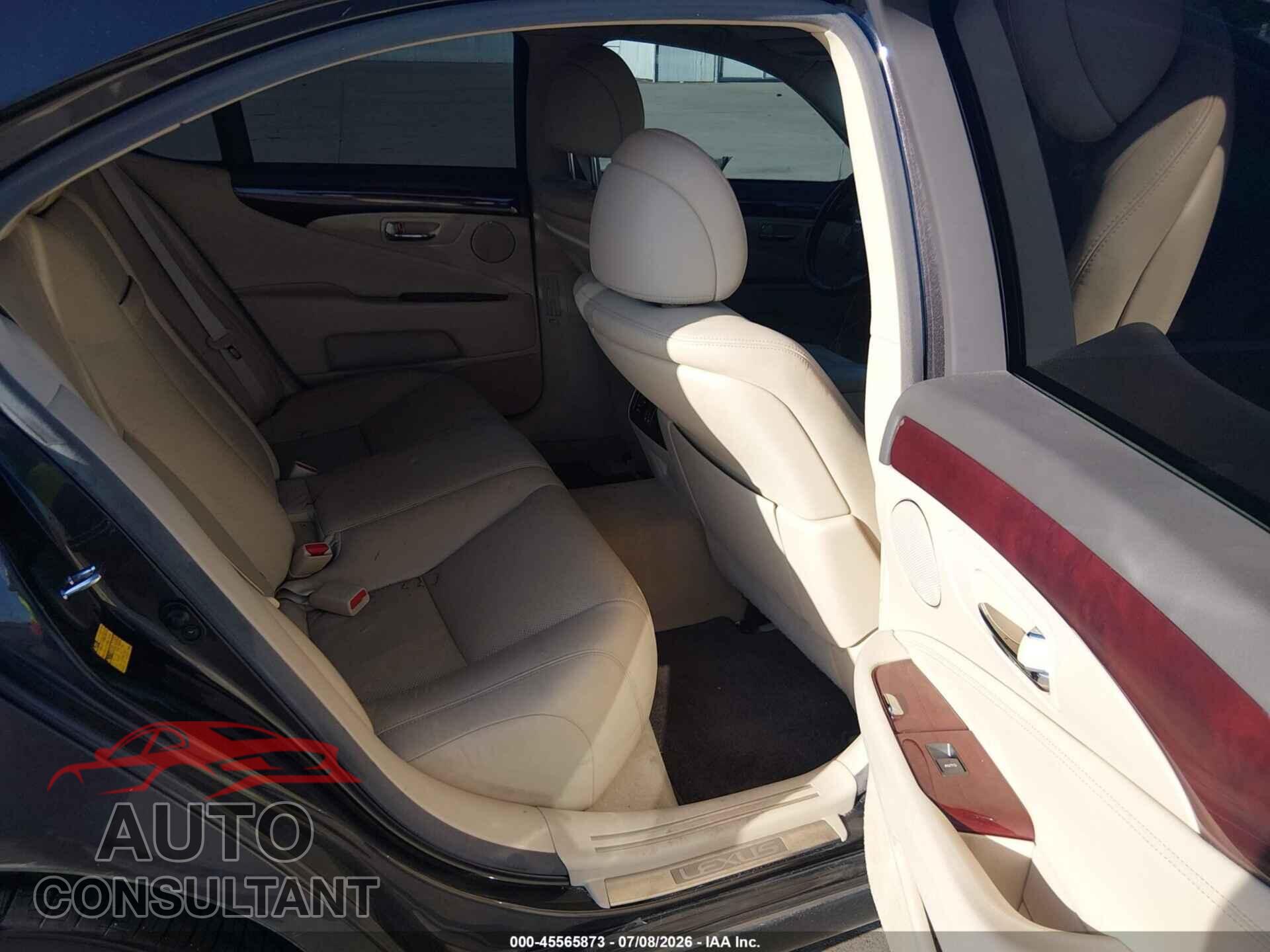LEXUS LS 460 2010 - JTHBL5EF3A5096560