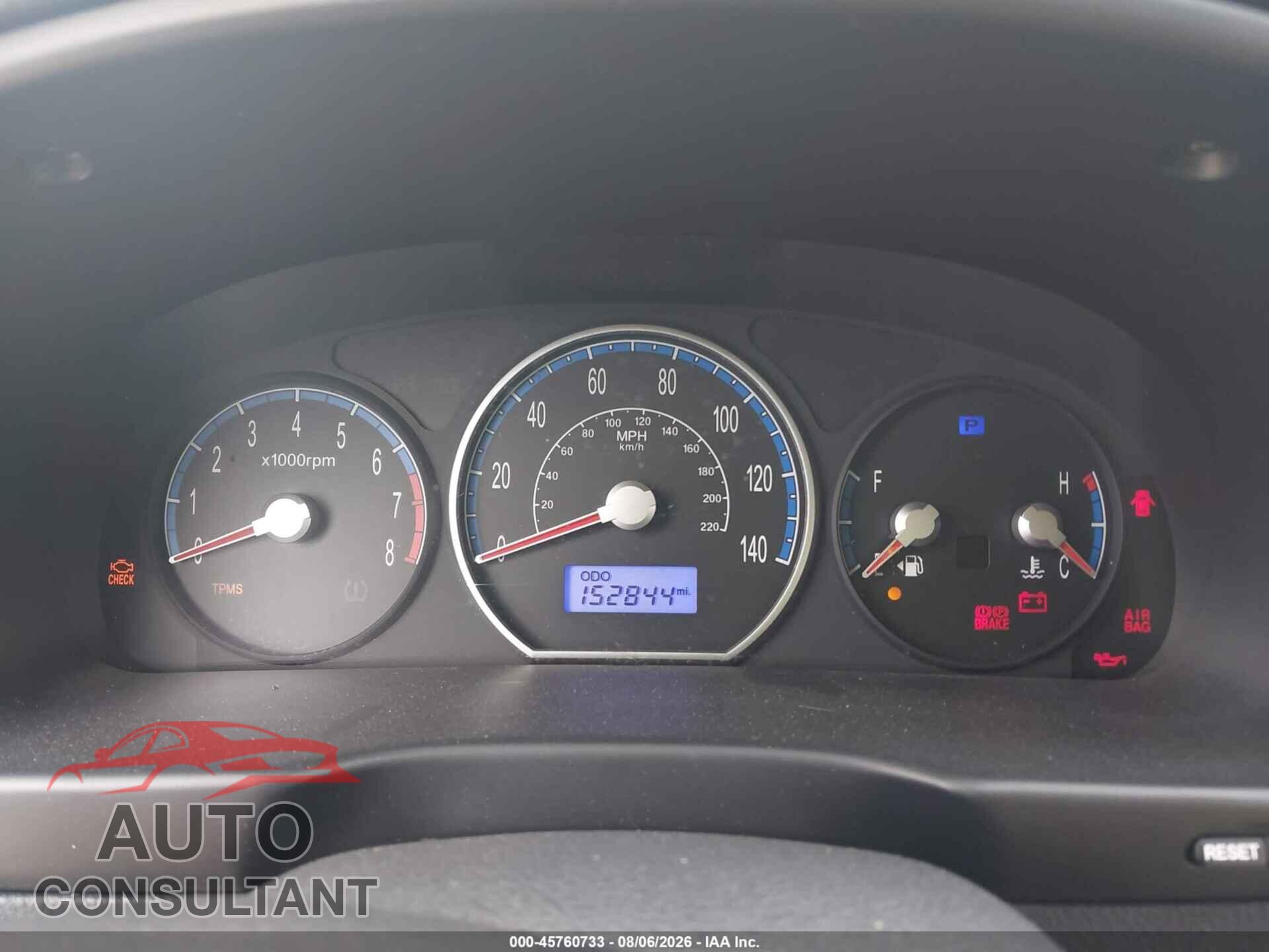 HYUNDAI SANTA FE 2009 - 5NMSG13D69H257248