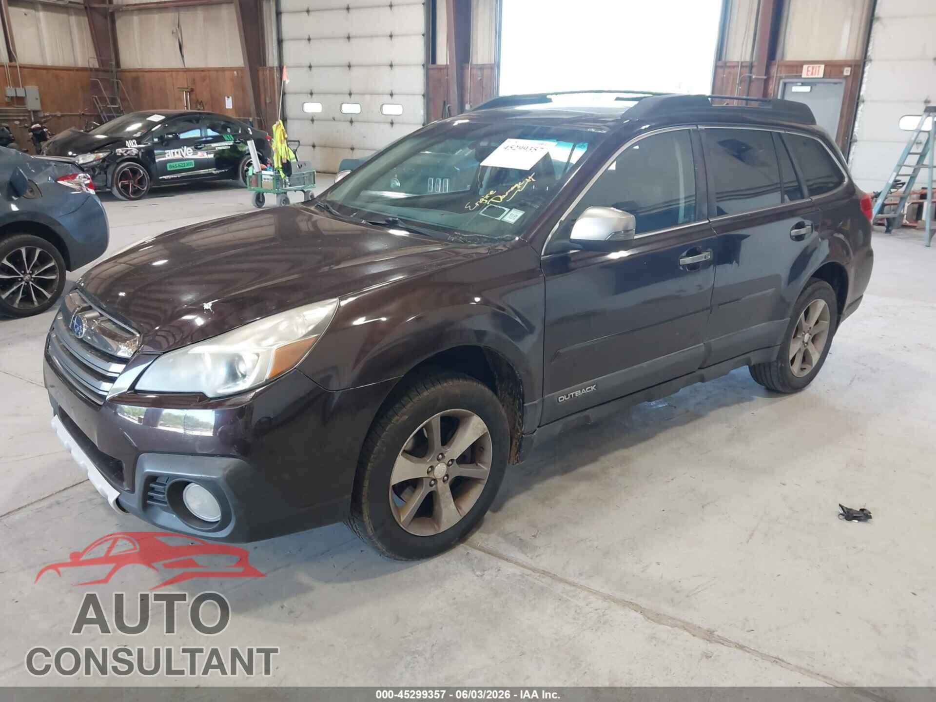SUBARU OUTBACK 2013 - 4S4BRDSC8D2202538