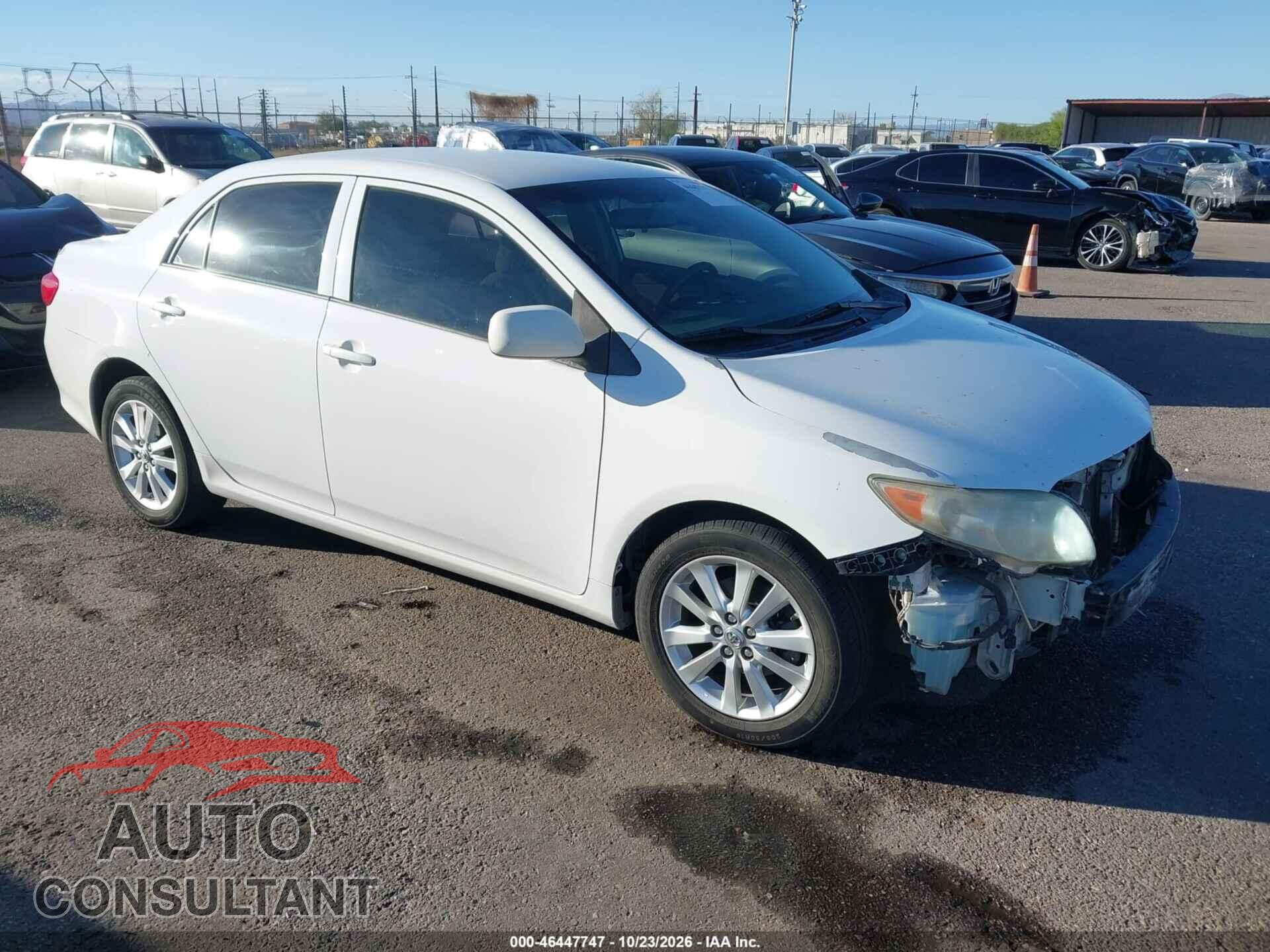 TOYOTA COROLLA 2009 - JTDBL40E19J044258