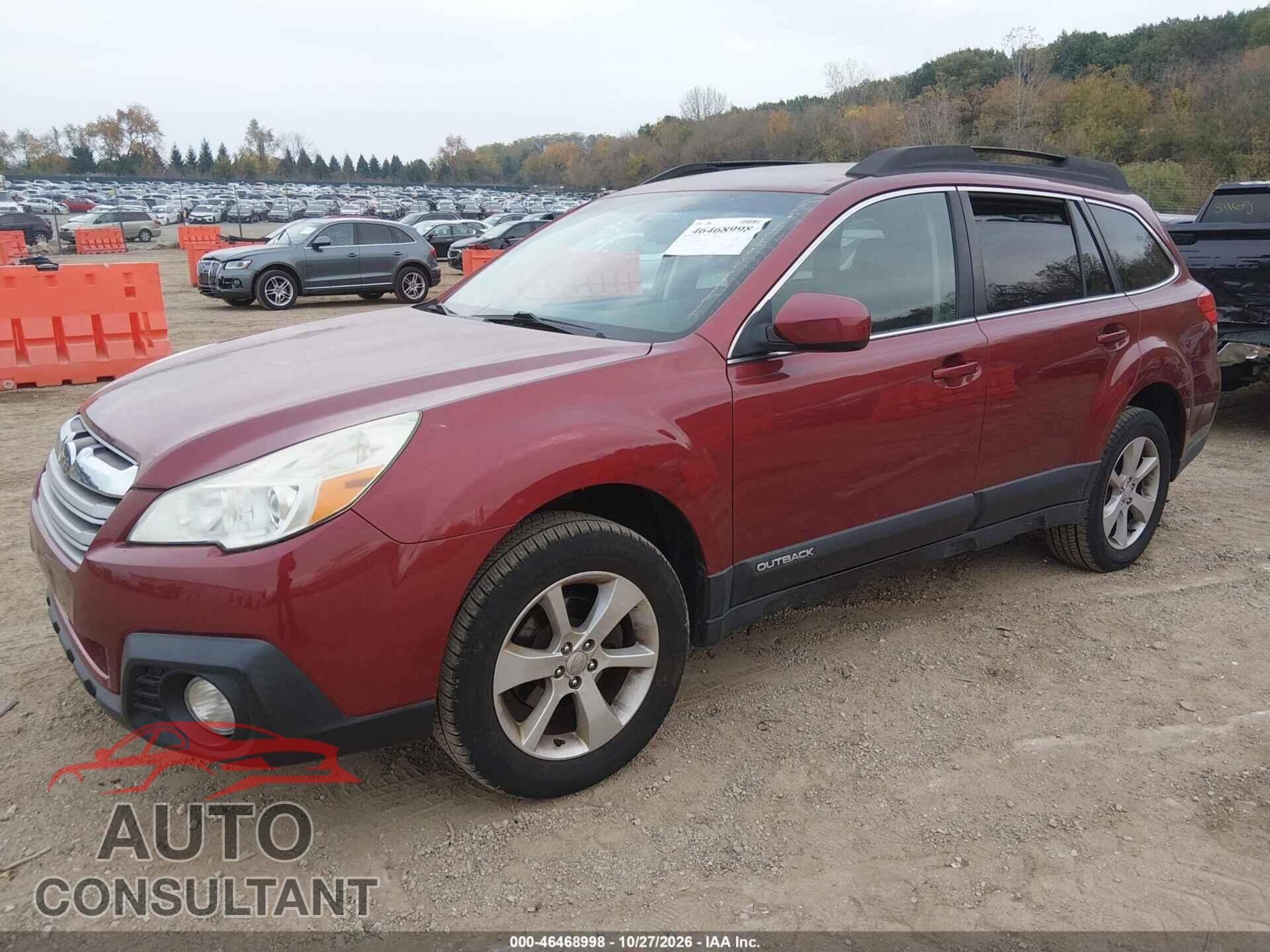 SUBARU OUTBACK 2013 - 4S4BRCCC0D3210331