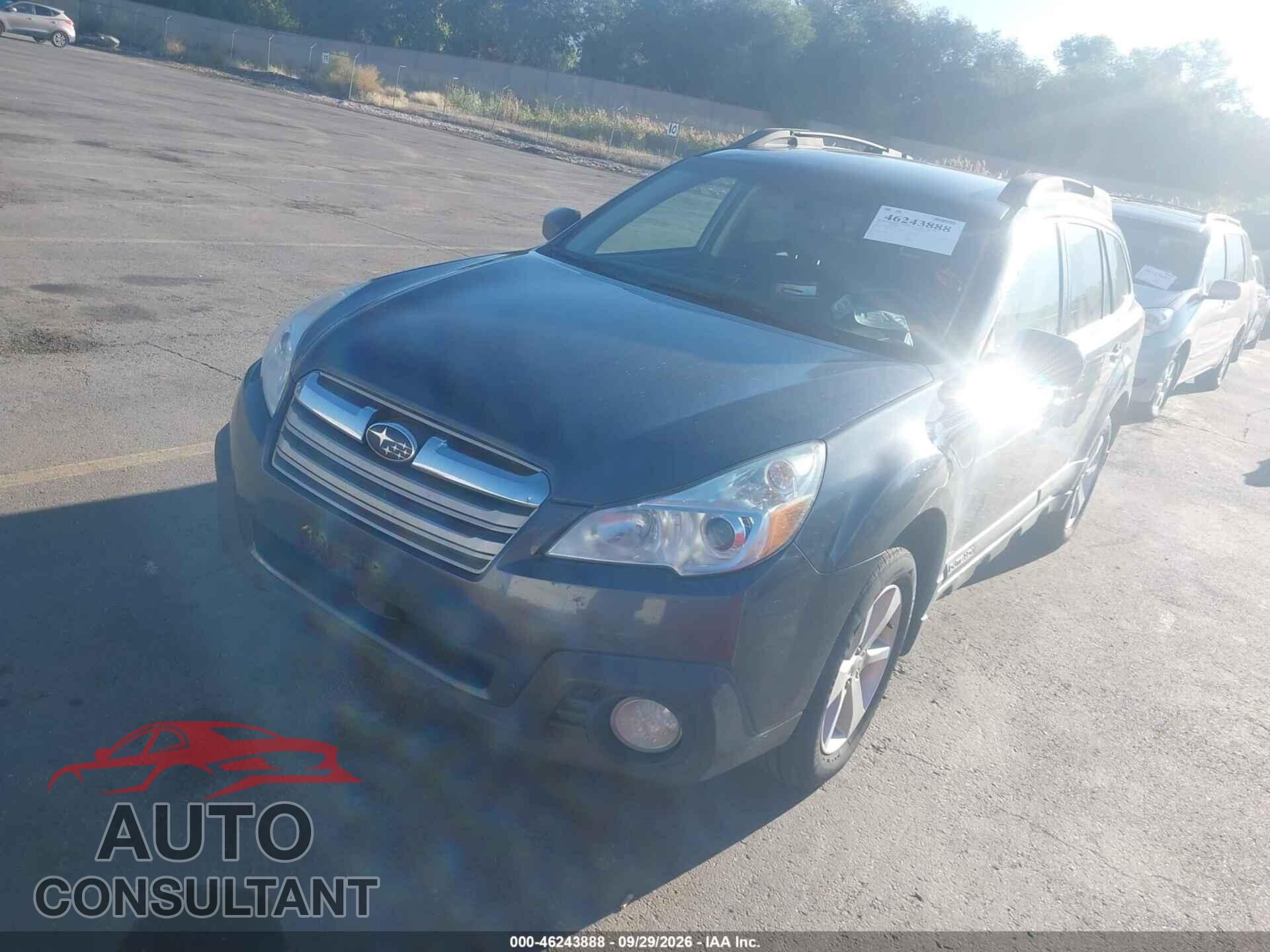 SUBARU OUTBACK 2014 - 4S4BRBCC3E3282314