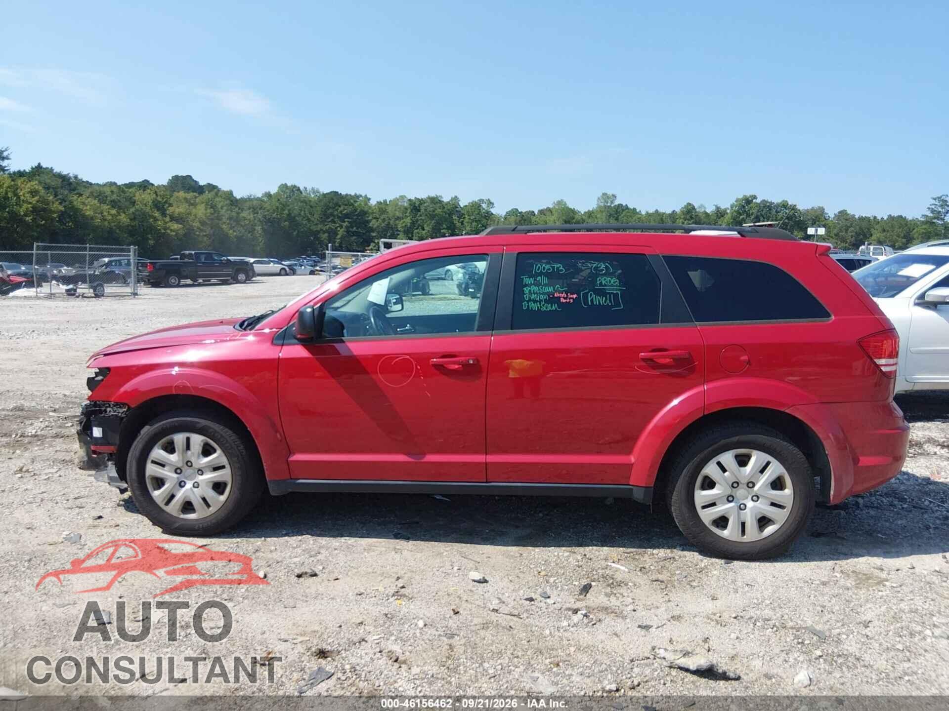 DODGE JOURNEY 2017 - 3C4PDCAB7HT626843