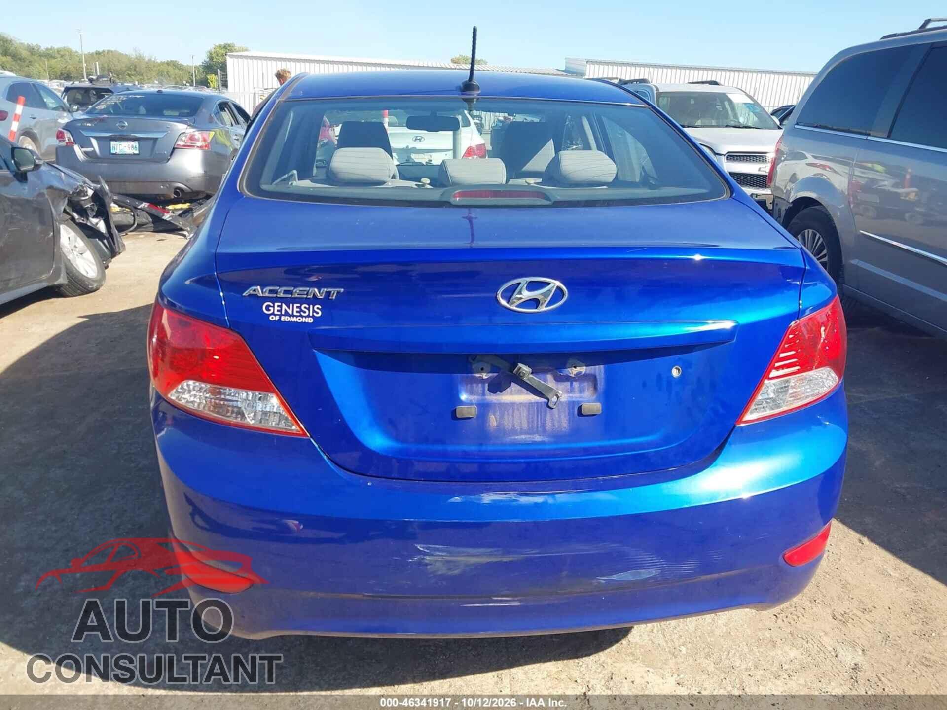 HYUNDAI ACCENT 2014 - KMHCU4AE5EU738343