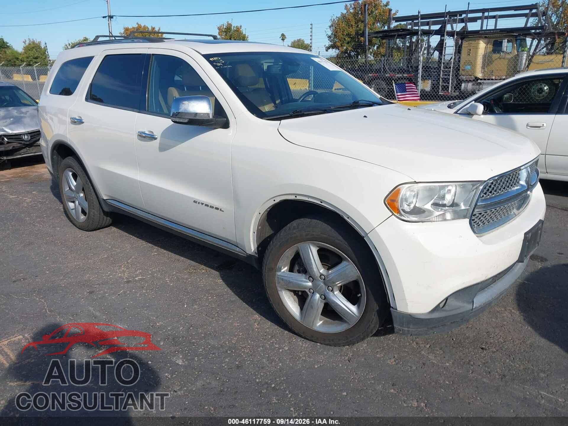 DODGE DURANGO 2012 - 1C4RDJEG7CC361476
