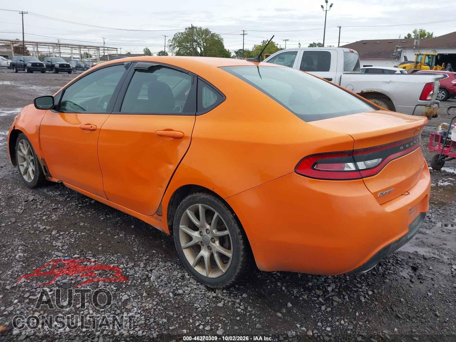 DODGE DART 2013 - 1C3CDFBA7DD308618