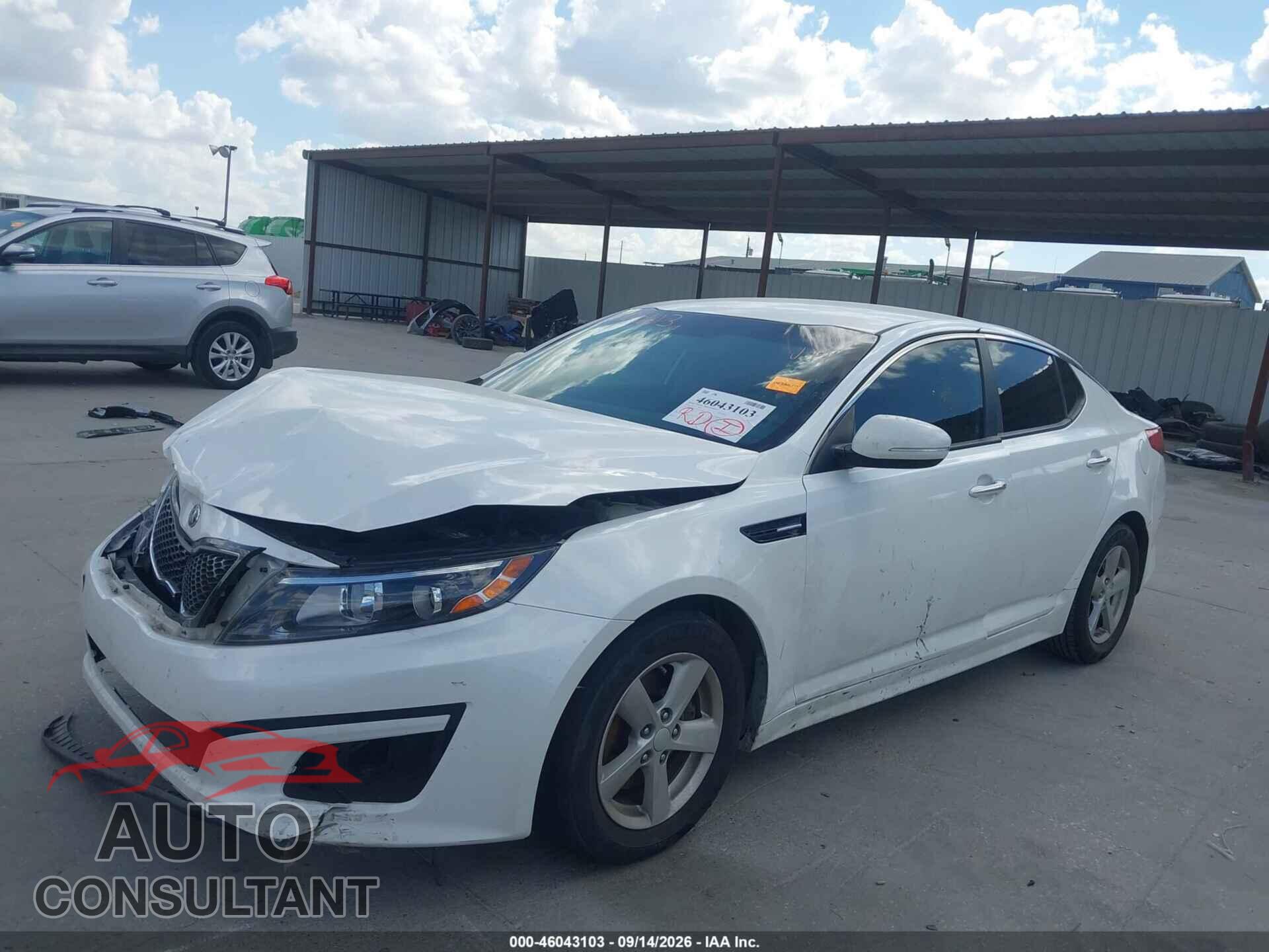 KIA OPTIMA 2015 - KNAGM4A73F5558245