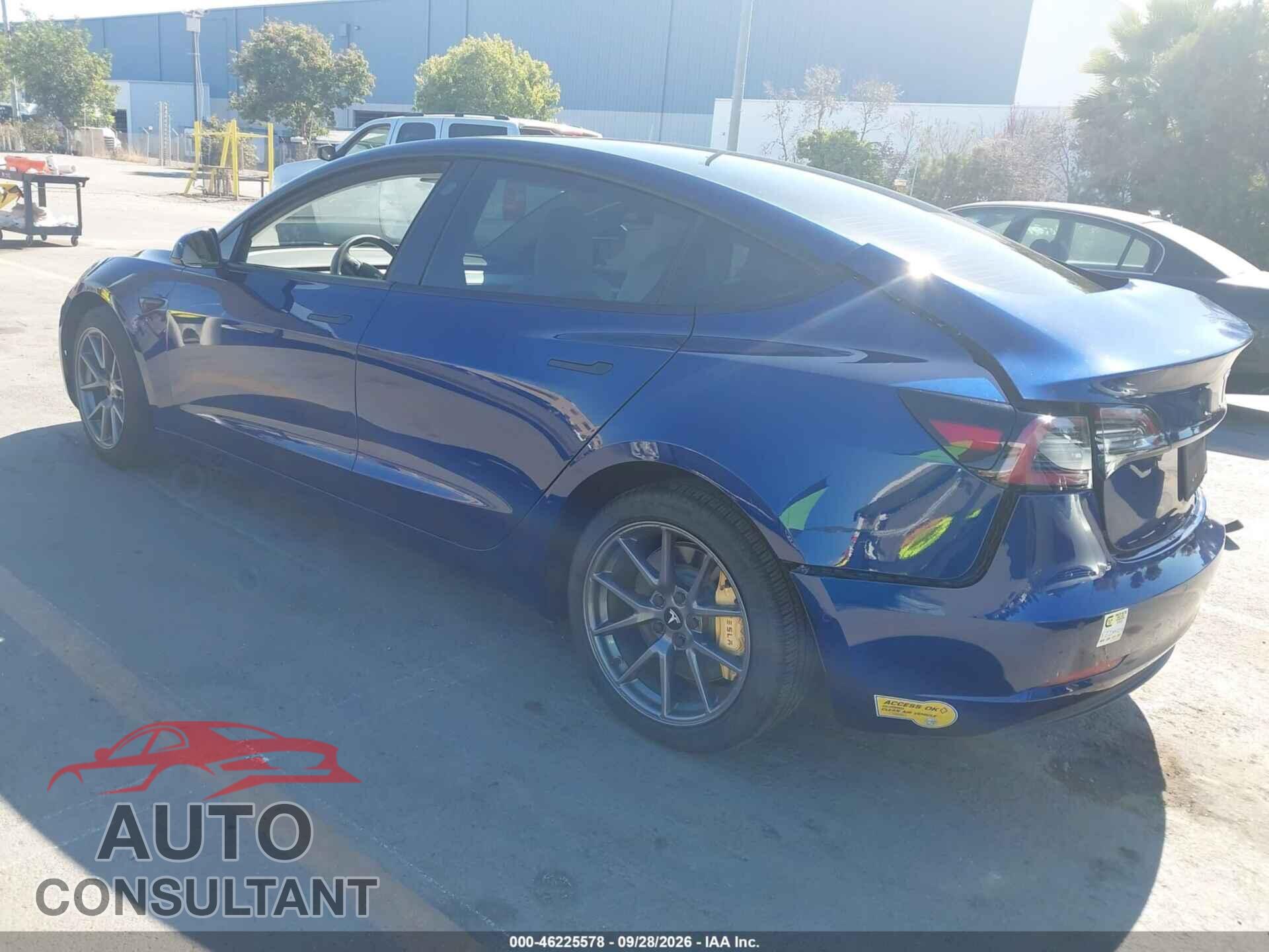TESLA MODEL 3 2022 - 5YJ3E1EA4NF164611