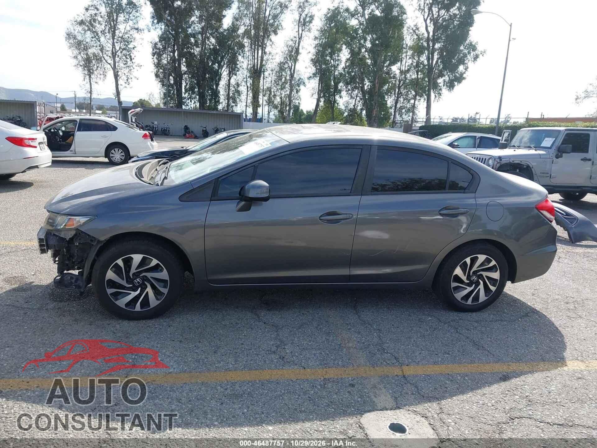 HONDA CIVIC 2013 - 19XFB2F87DE295656