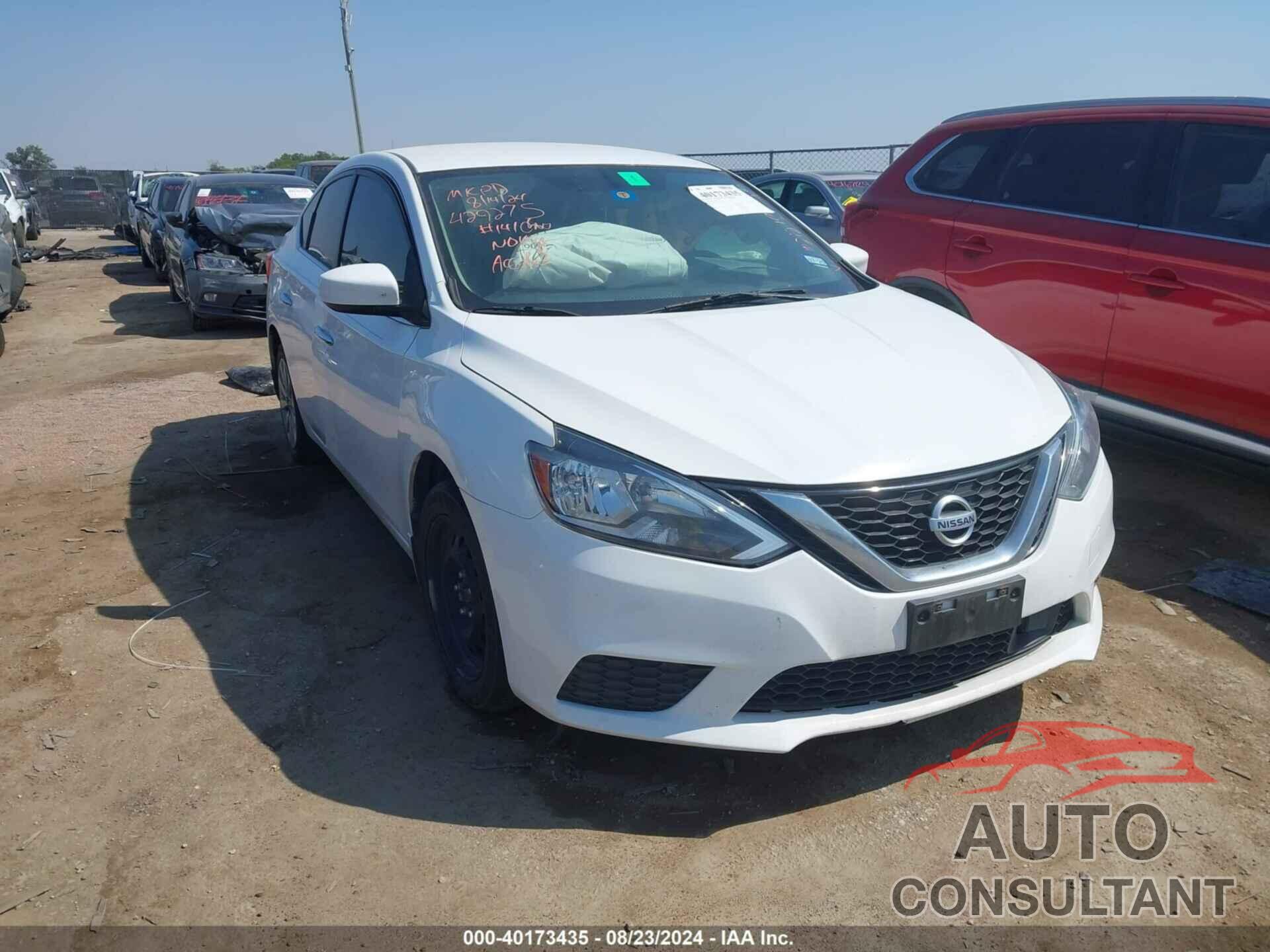 NISSAN SENTRA 2018 - 3N1AB7AP7JY212181