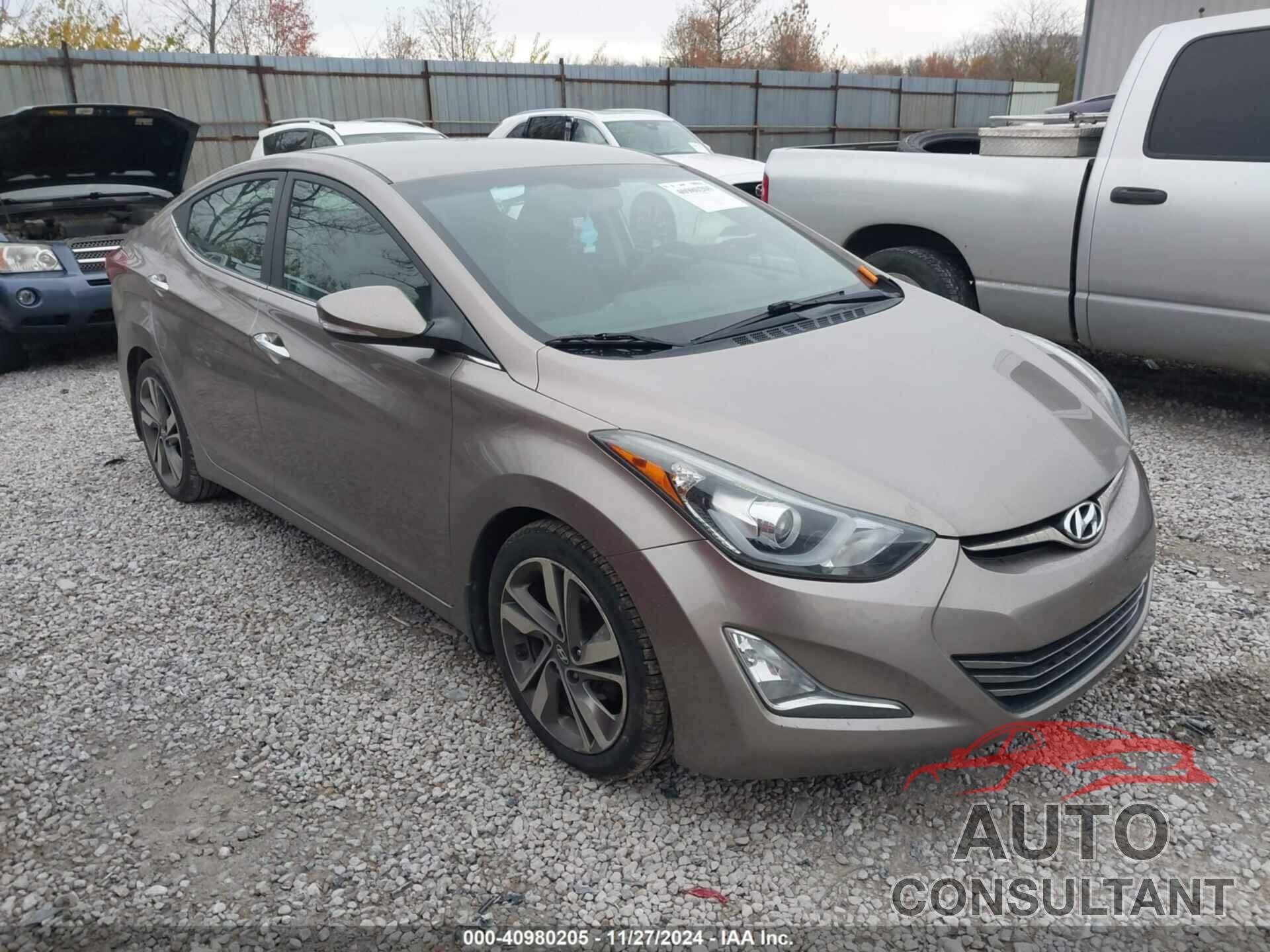 HYUNDAI ELANTRA 2014 - 5NPDH4AE2EH530301