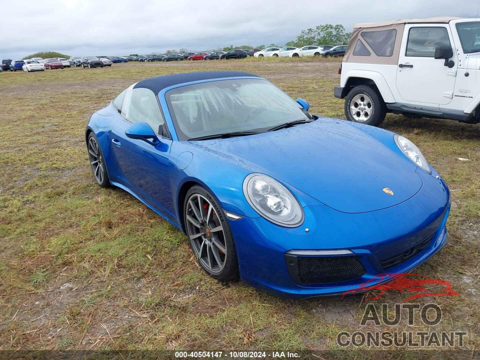 PORSCHE 911 2017 - WP0BB2A9XHS136552