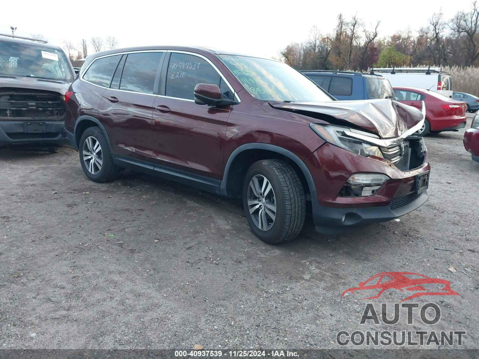 HONDA PILOT 2018 - 5FNYF6H53JB034120