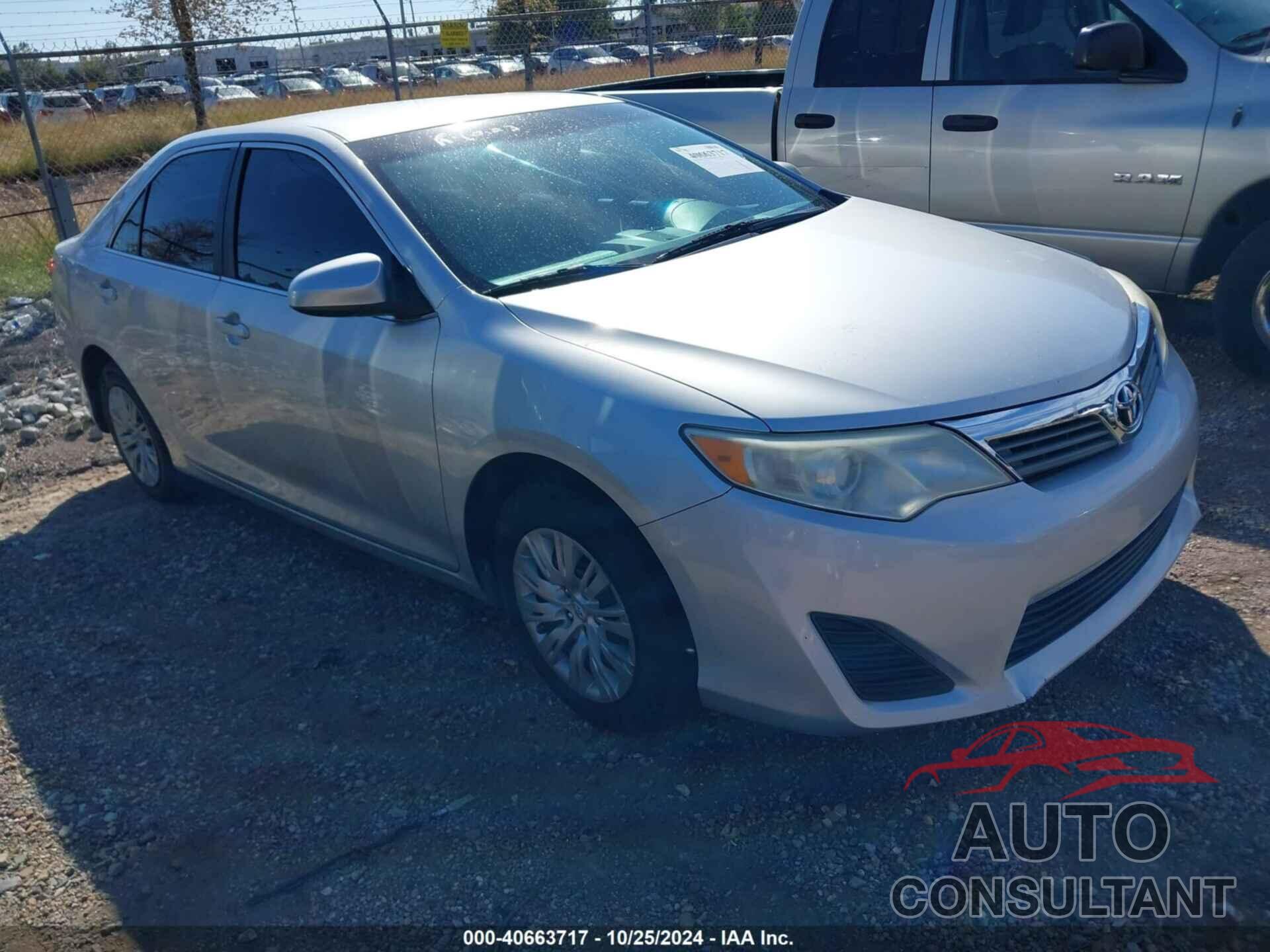 TOYOTA CAMRY 2013 - 4T4BF1FK9DR328569