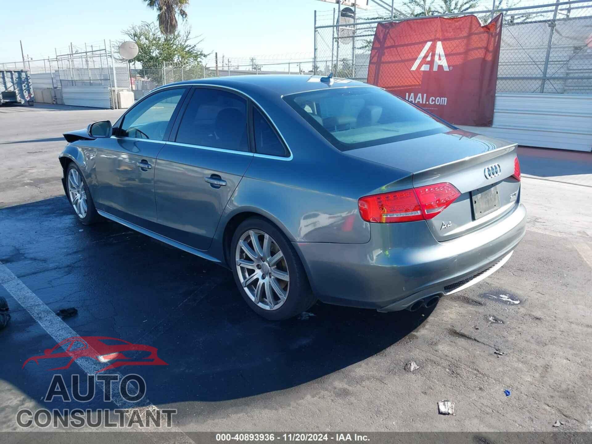 AUDI A4 2012 - WAUEFAFL3CA013431