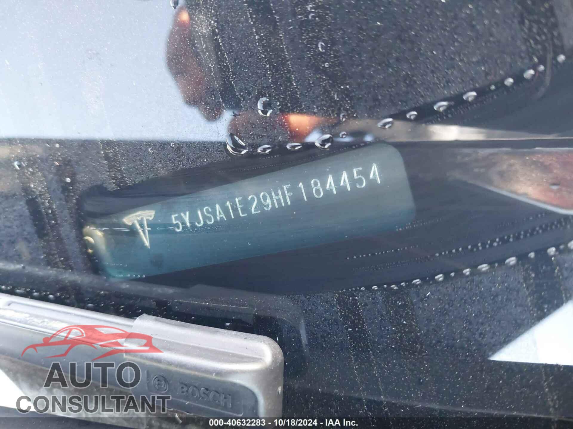 TESLA MODEL S 2017 - 5YJSA1E29HF184454