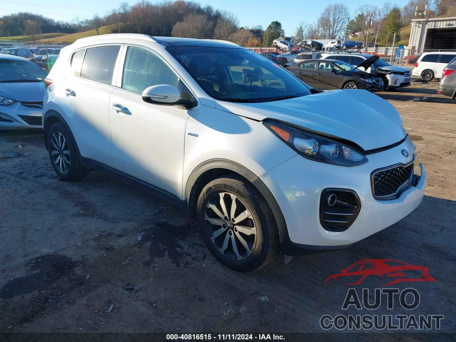 KIA SPORTAGE 2017 - KNDPNCACXH7287182