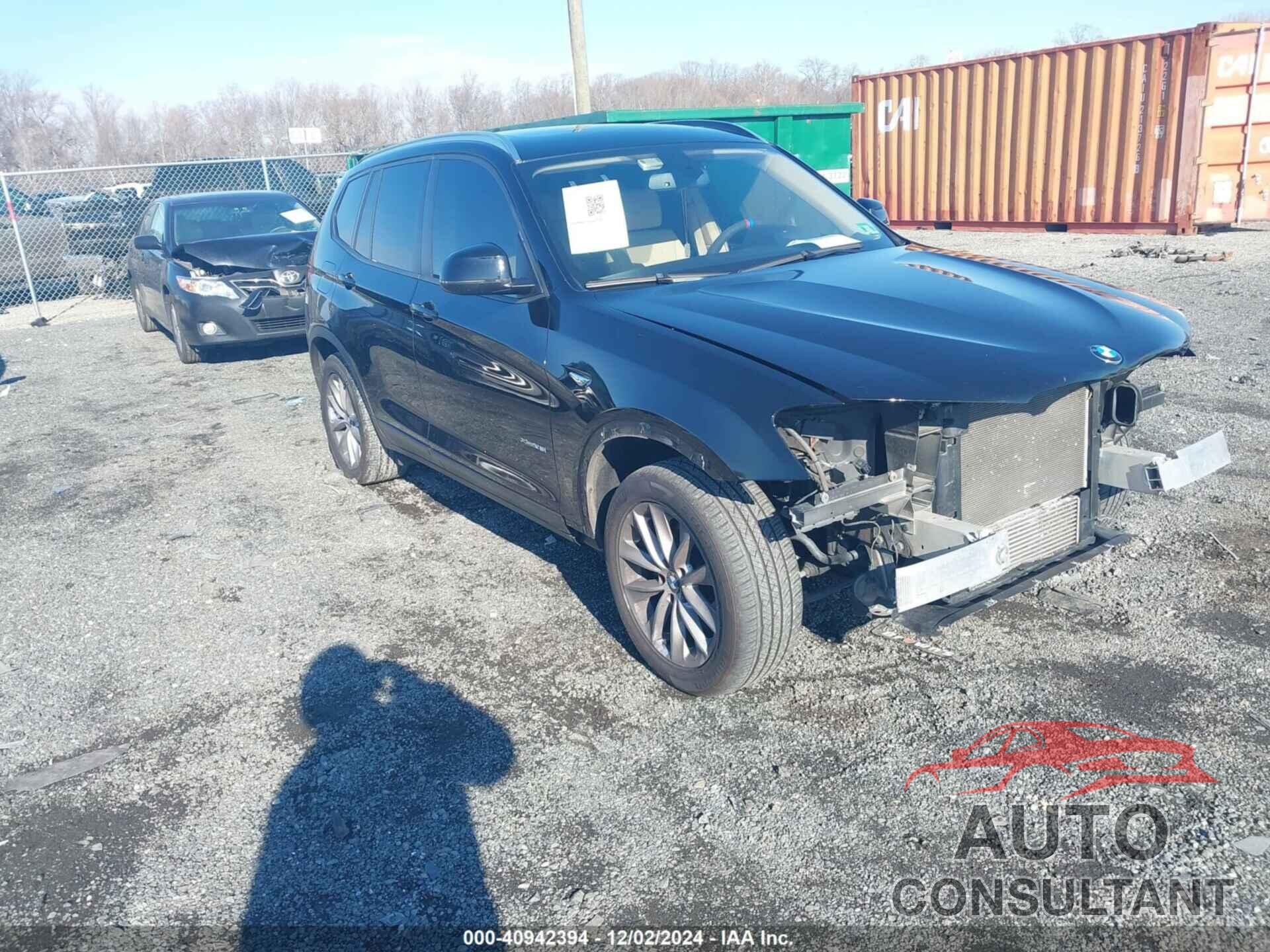 BMW X3 2016 - 5UXWX9C58G0D71663