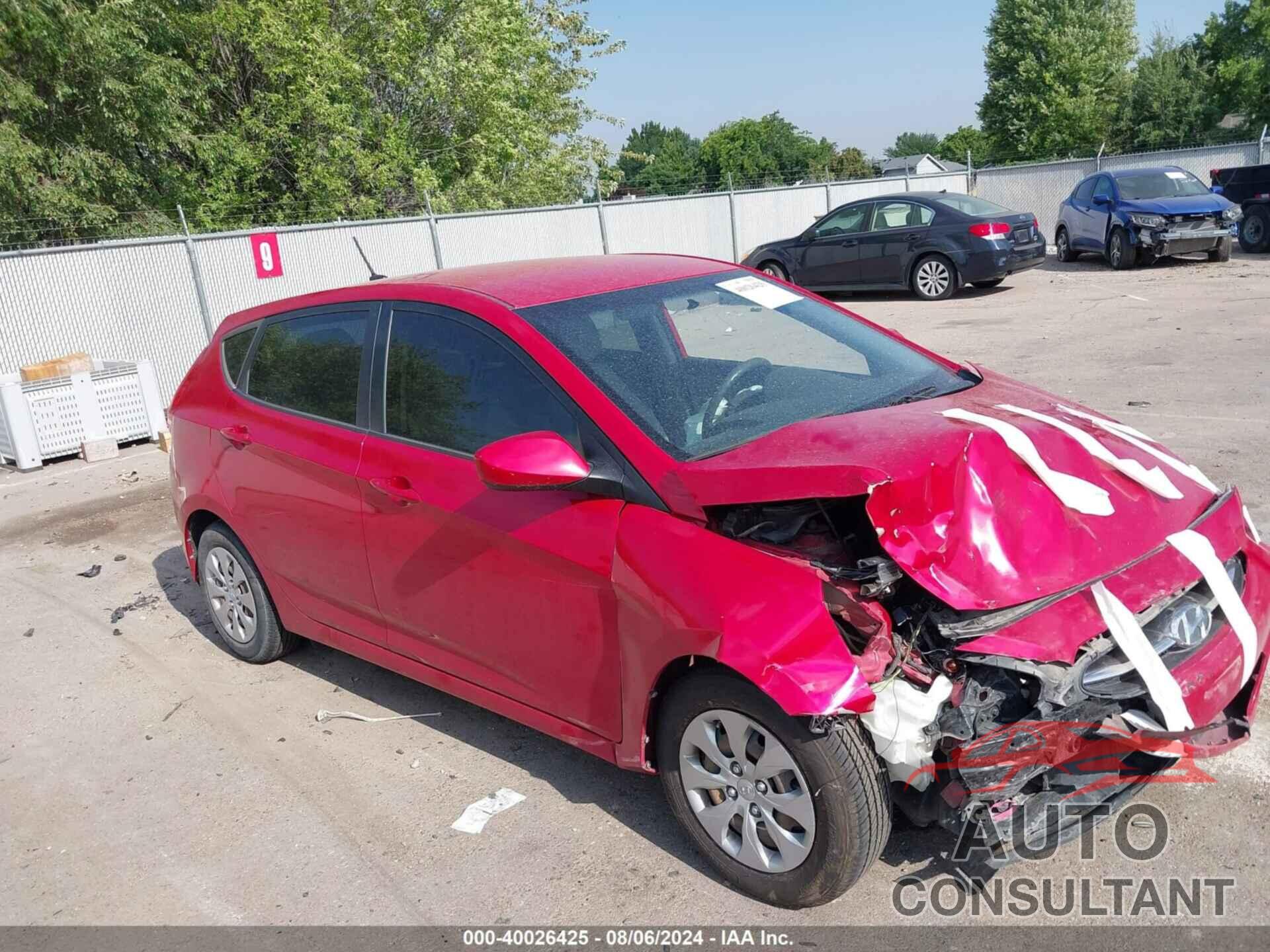 HYUNDAI ACCENT 2016 - KMHCT5AE2GU237454