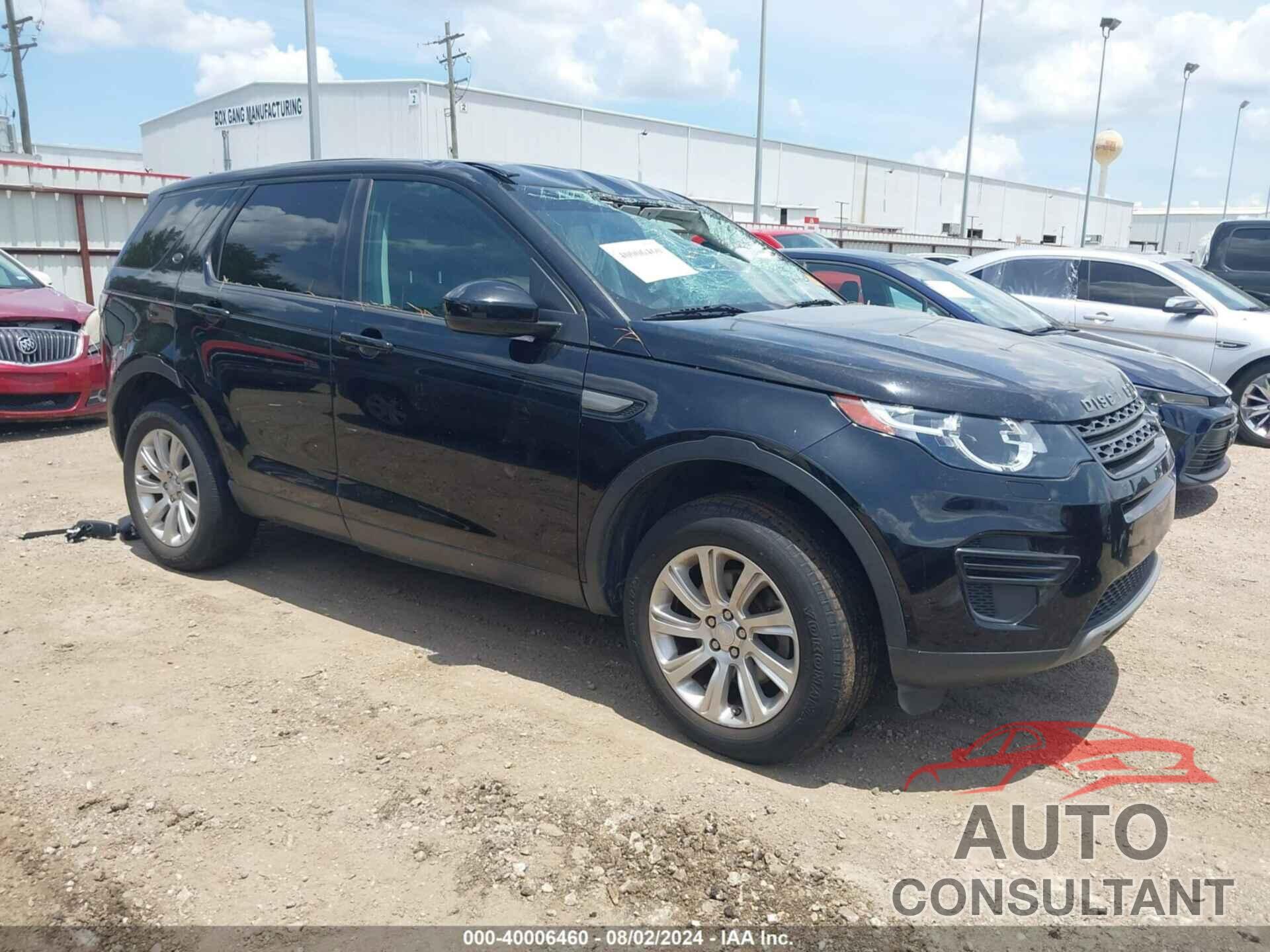 LAND ROVER DISCOVERY SPORT 2018 - SALCP2RX2JH728175