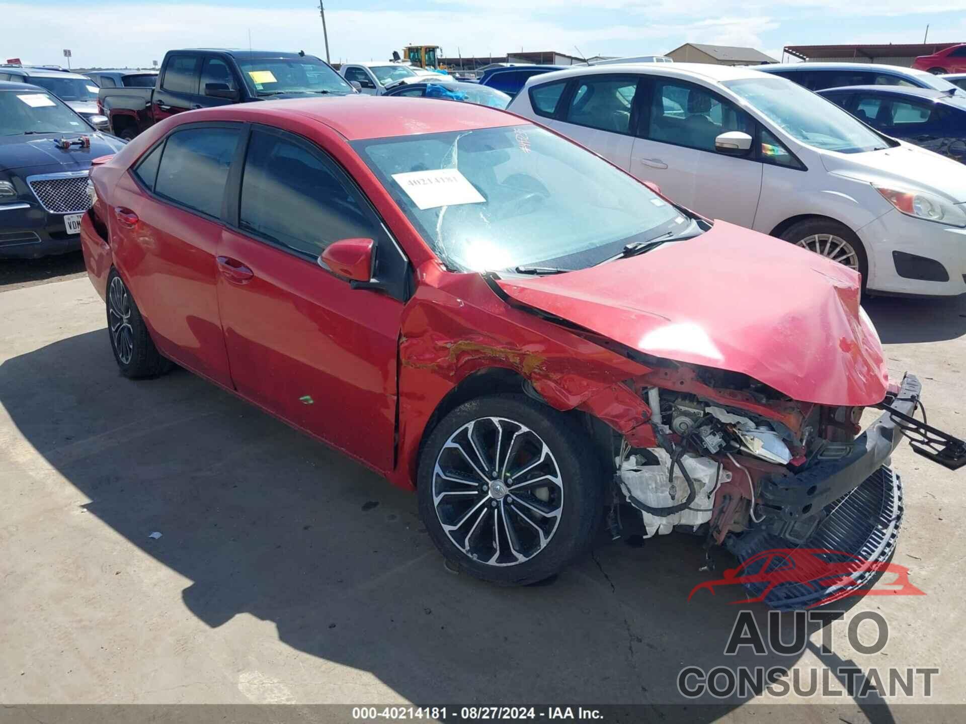 TOYOTA COROLLA 2016 - 5YFBURHE8GP454305