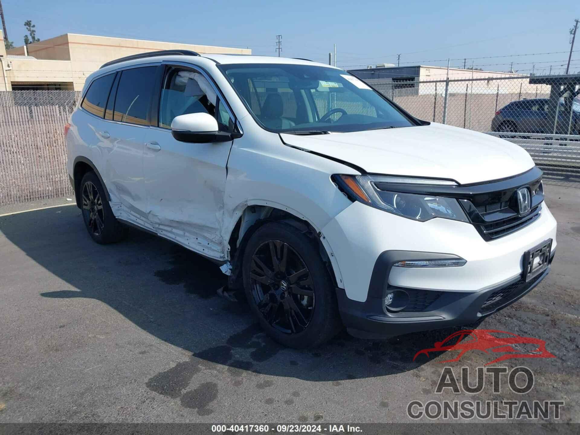 HONDA PILOT 2021 - 5FNYF5H2XMB023894