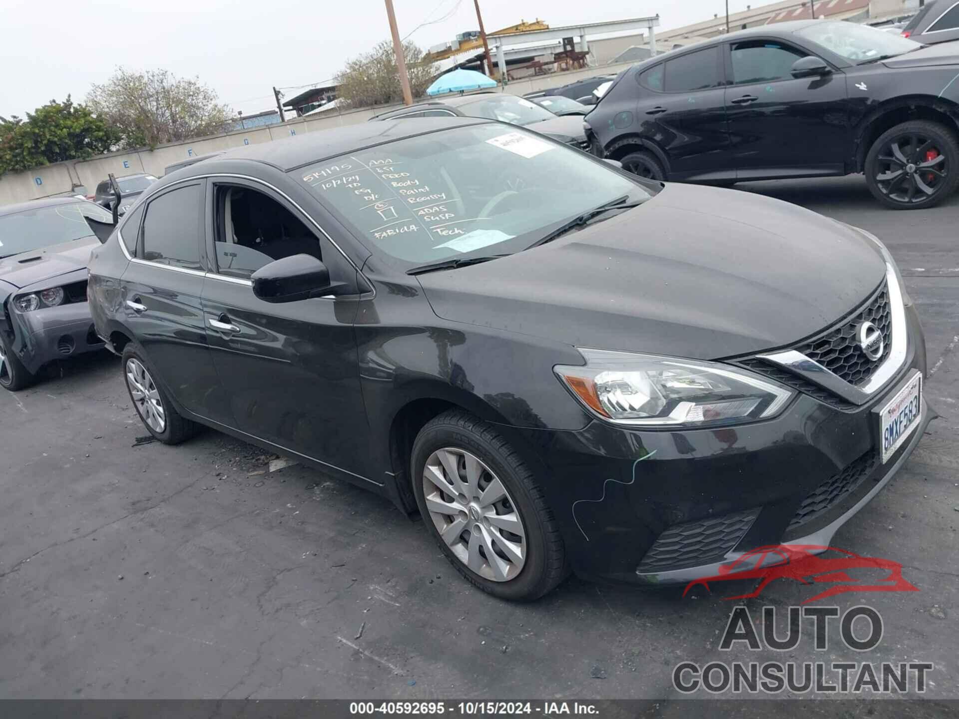 NISSAN SENTRA 2019 - 3N1AB7AP8KY287313