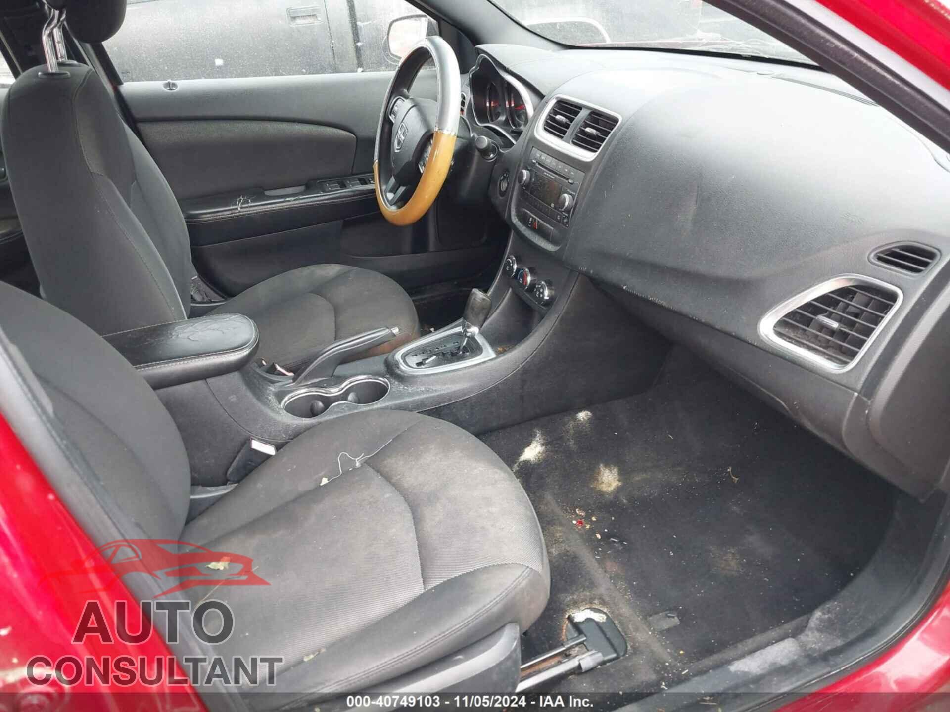 DODGE AVENGER 2013 - 1C3CDZAB3DN626502