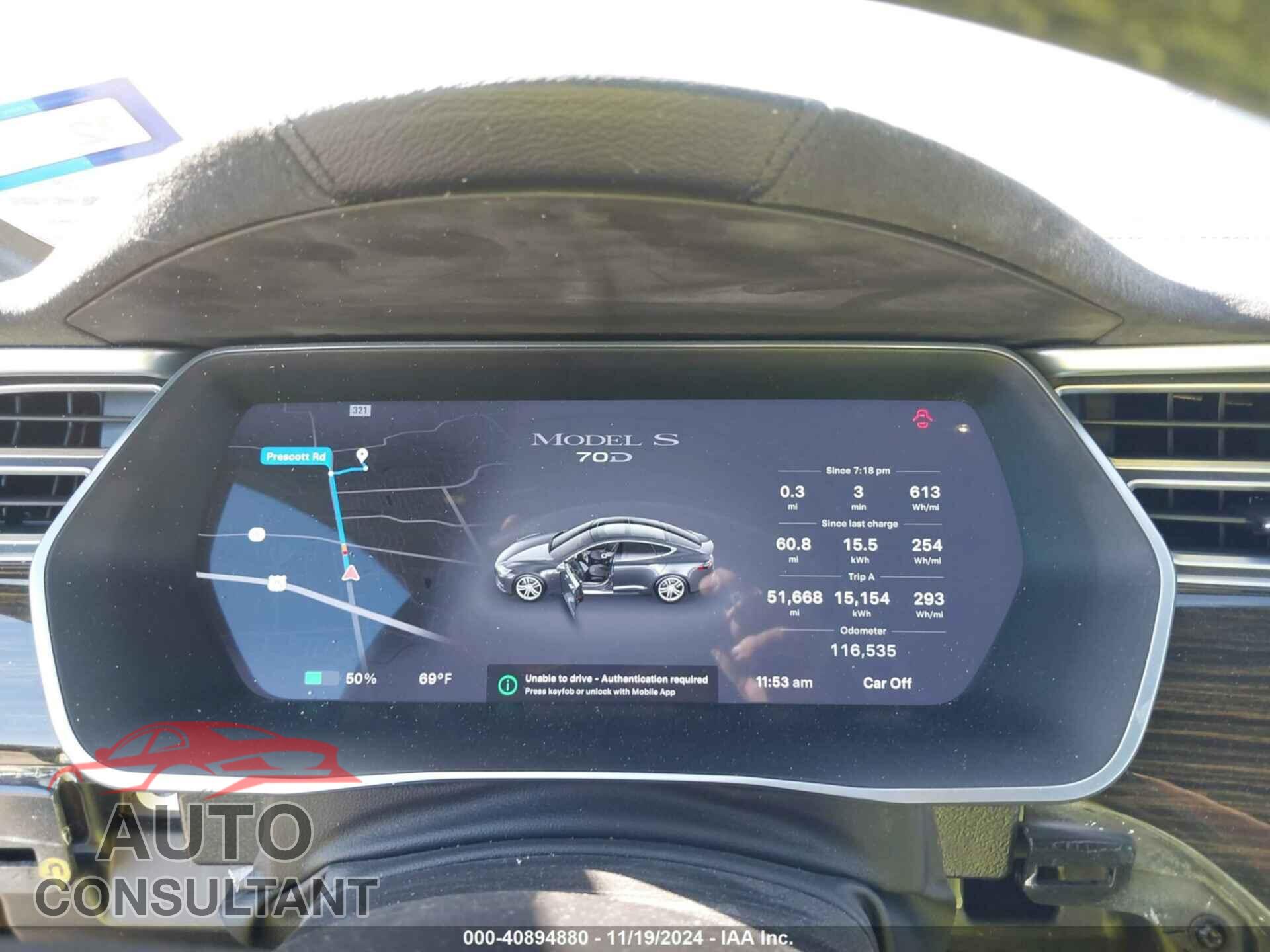 TESLA MODEL S 2015 - 5YJSA1E27FF102525