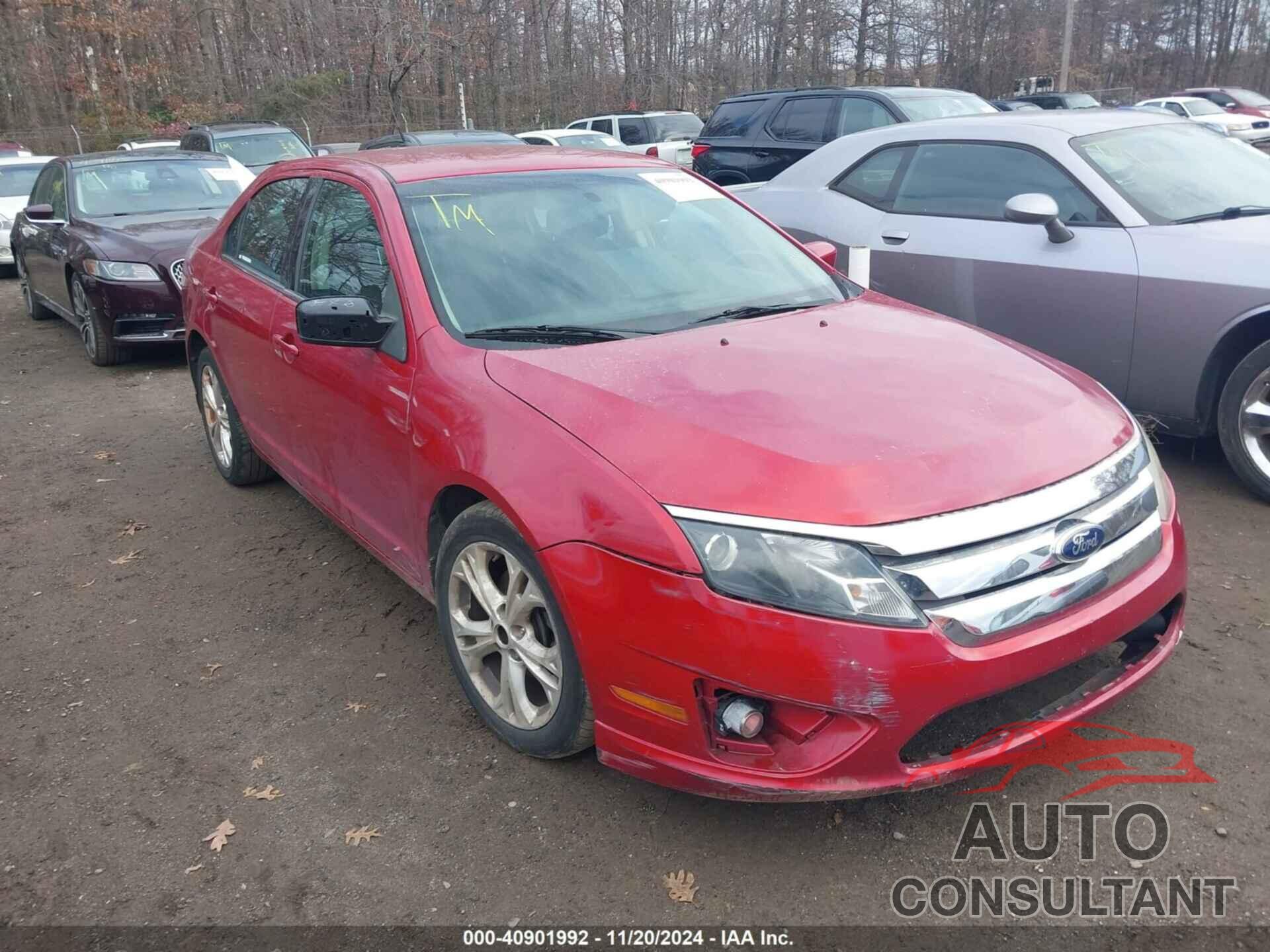 FORD FUSION 2012 - 3FAHP0HA6CR420447