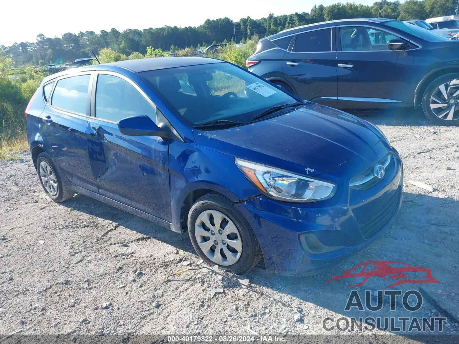 HYUNDAI ACCENT 2016 - KMHCT5AE9GU283282