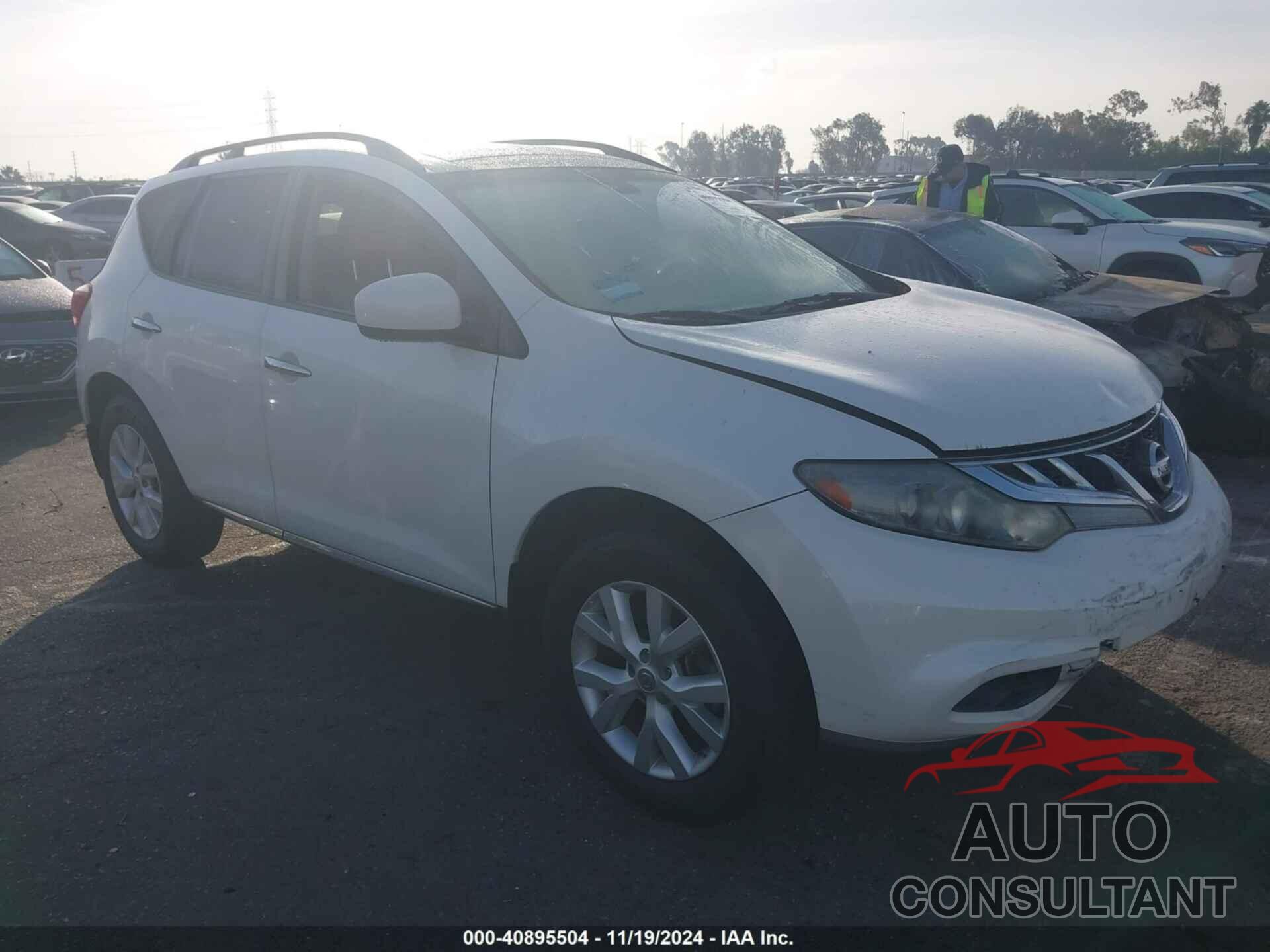 NISSAN MURANO 2012 - JN8AZ1MU5CW102932