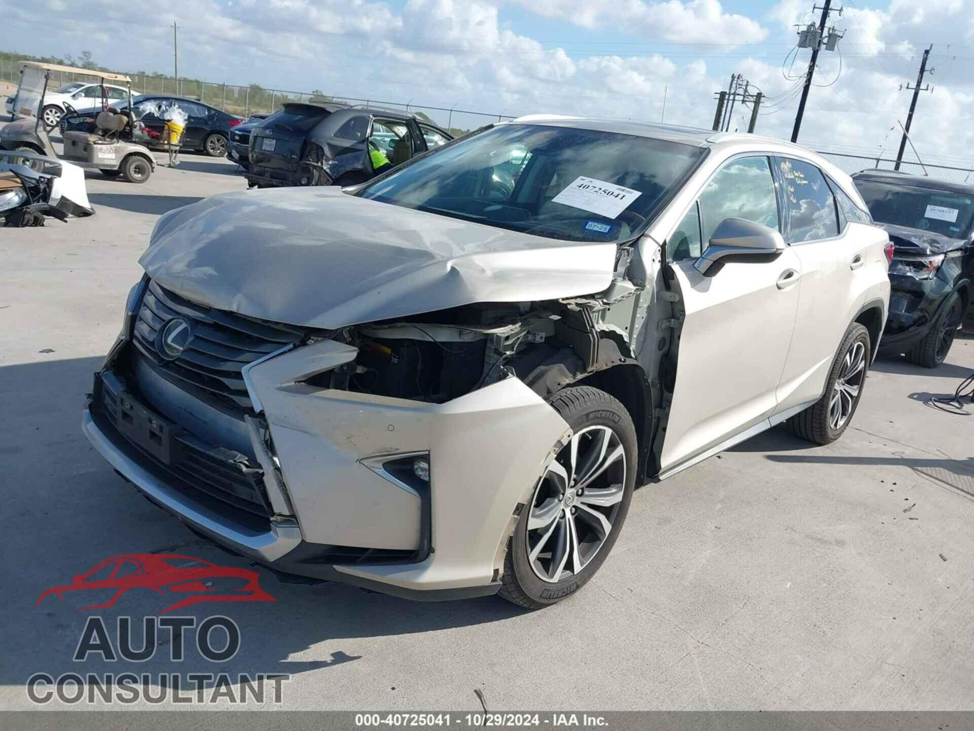 LEXUS RX 350 2017 - 2T2ZZMCA6HC064565