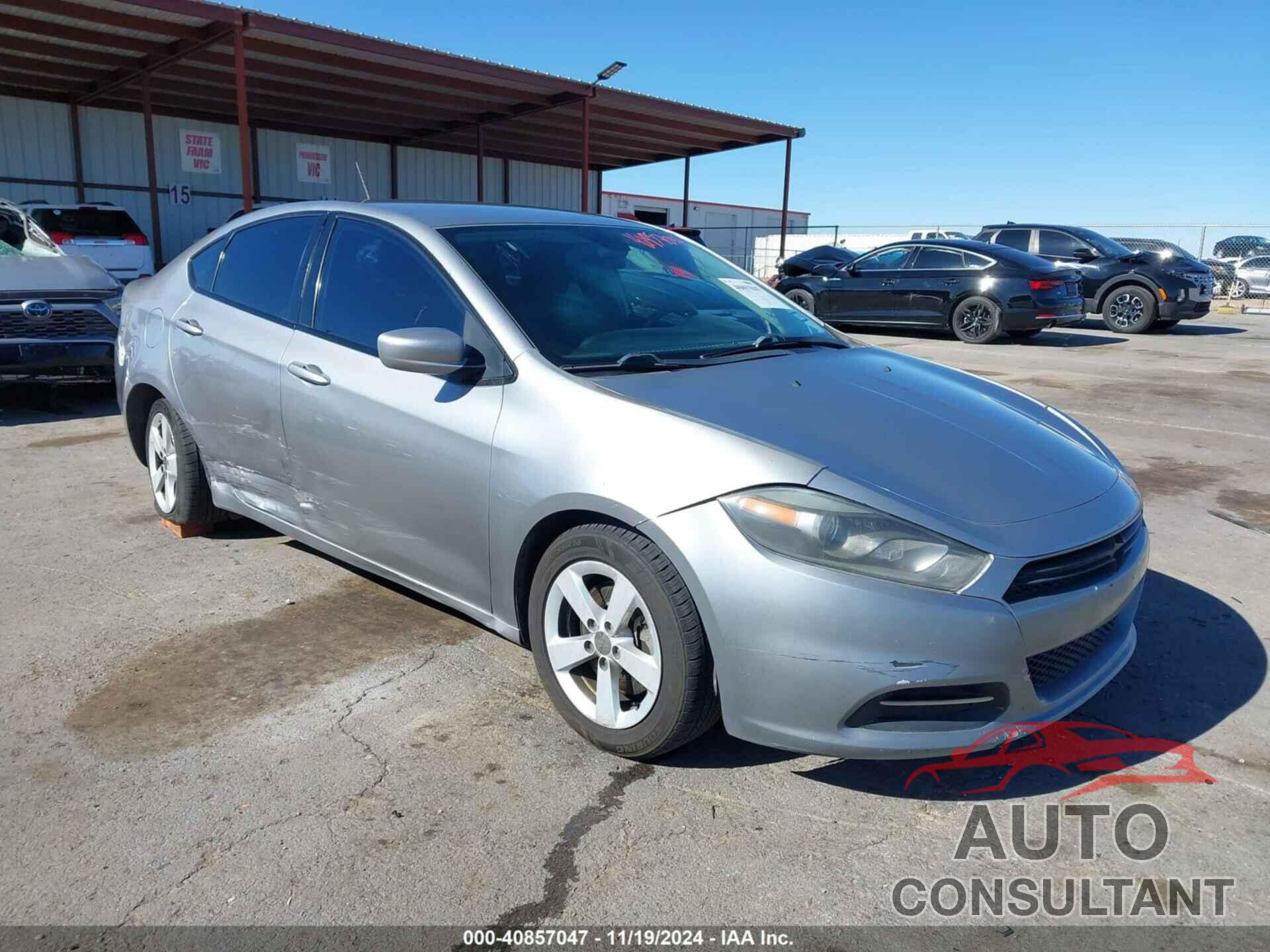 DODGE DART 2016 - 1C3CDFBA6GD591291