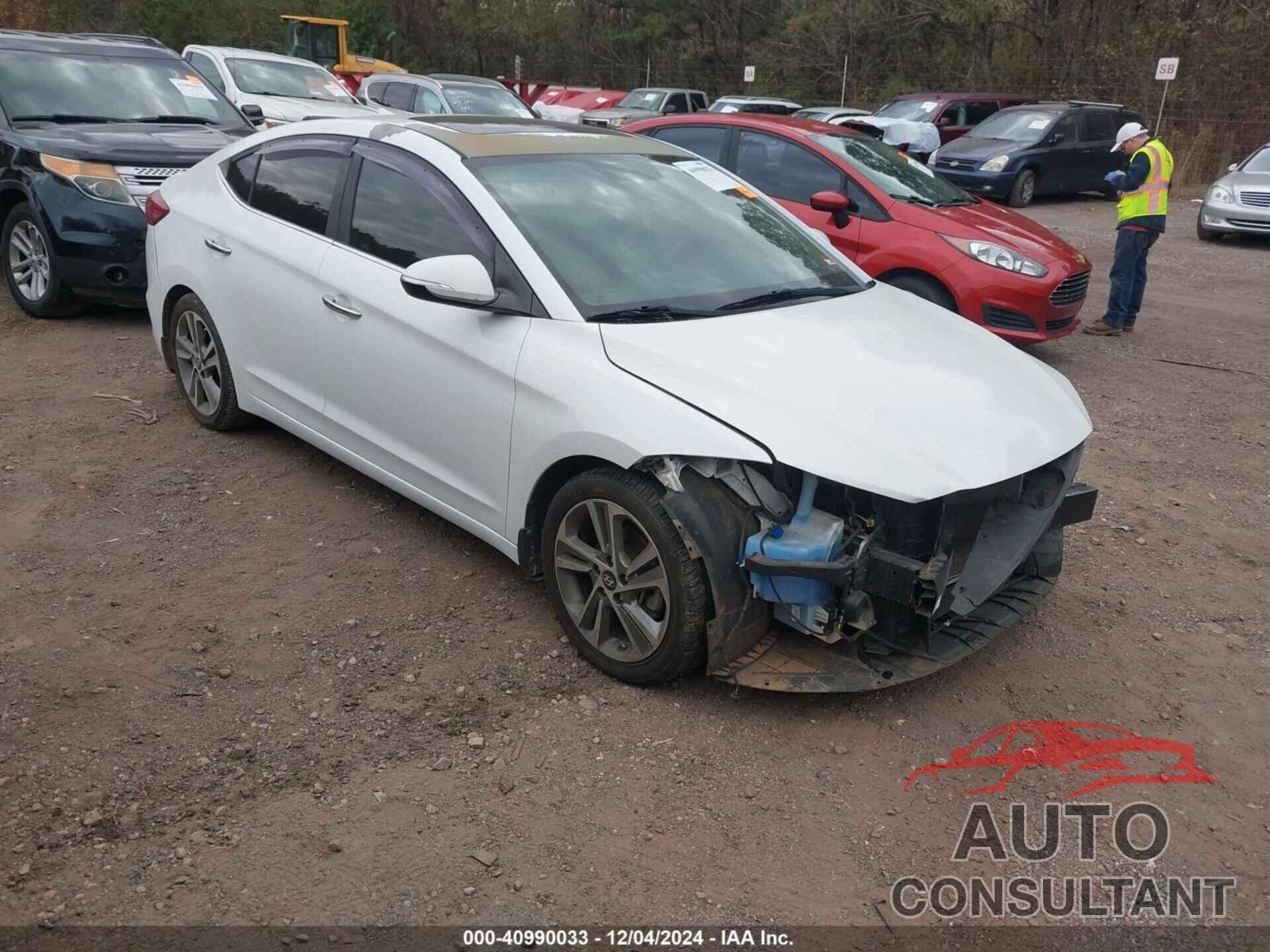 HYUNDAI ELANTRA 2017 - 5NPD84LF8HH053531