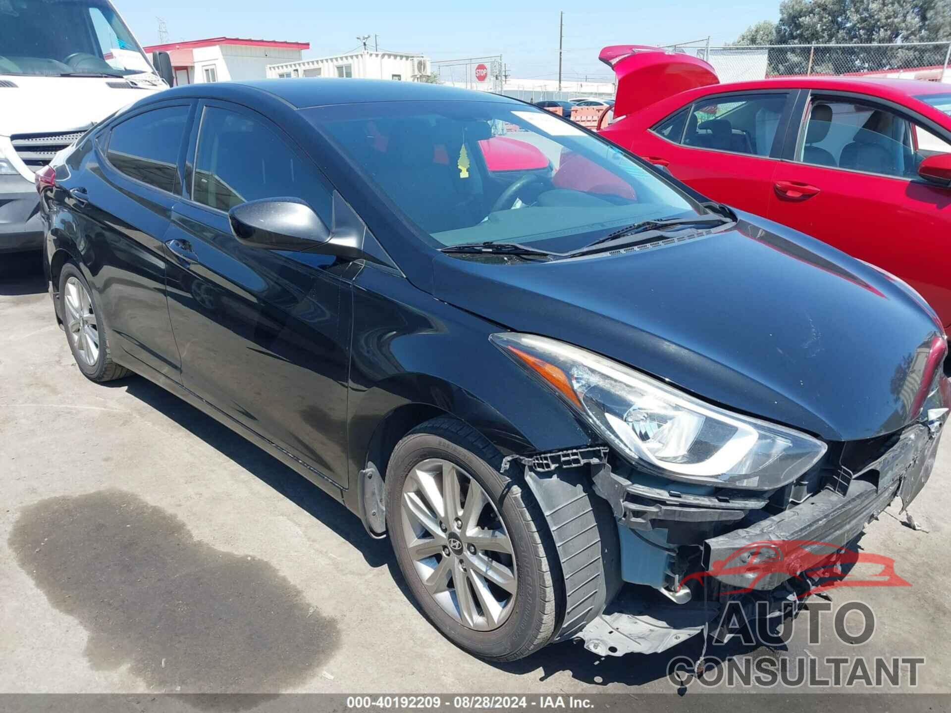 HYUNDAI ELANTRA 2014 - KMHDH4AE2EU172442