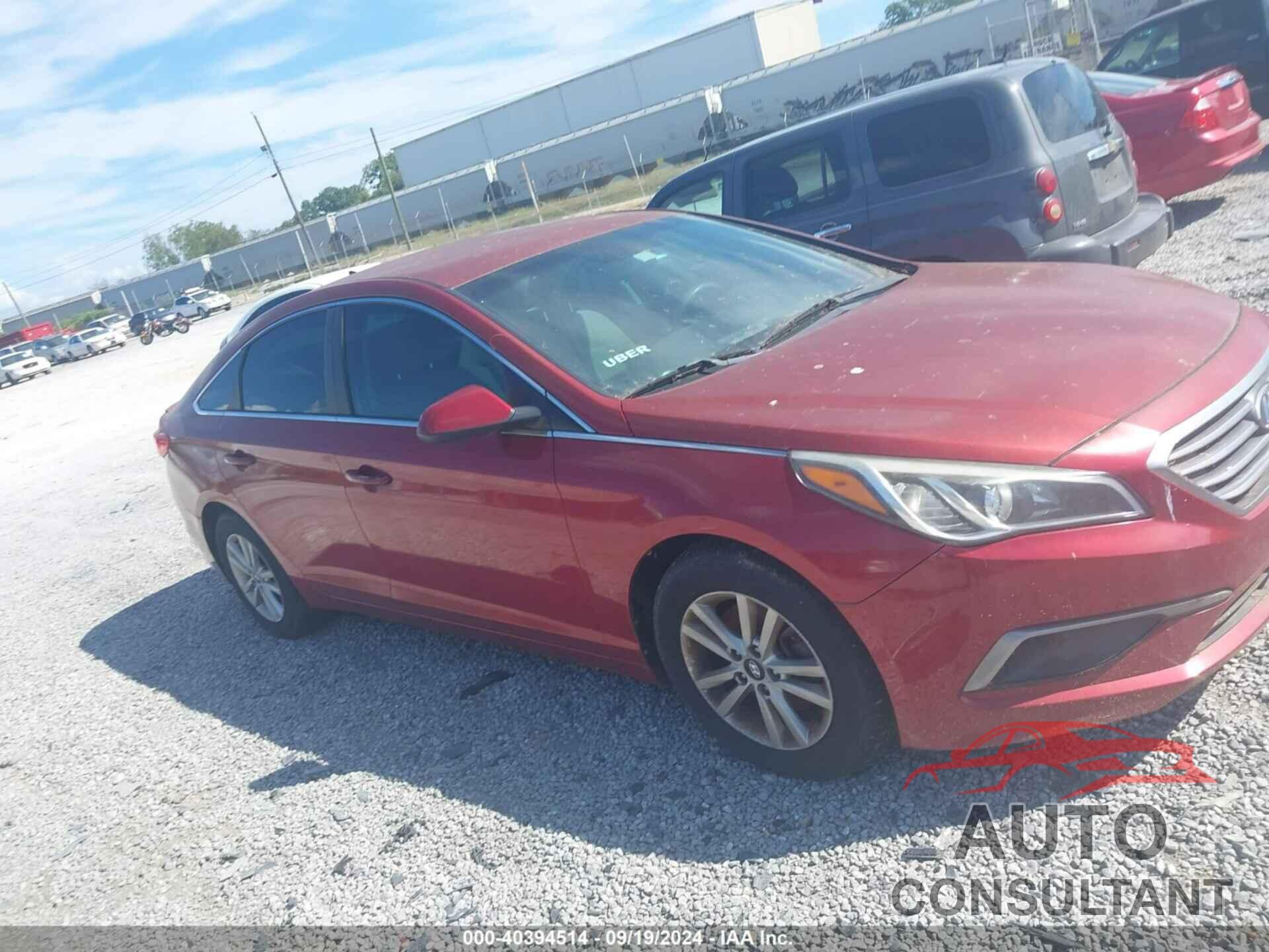 HYUNDAI SONATA 2016 - 5NPE24AF9GH370435