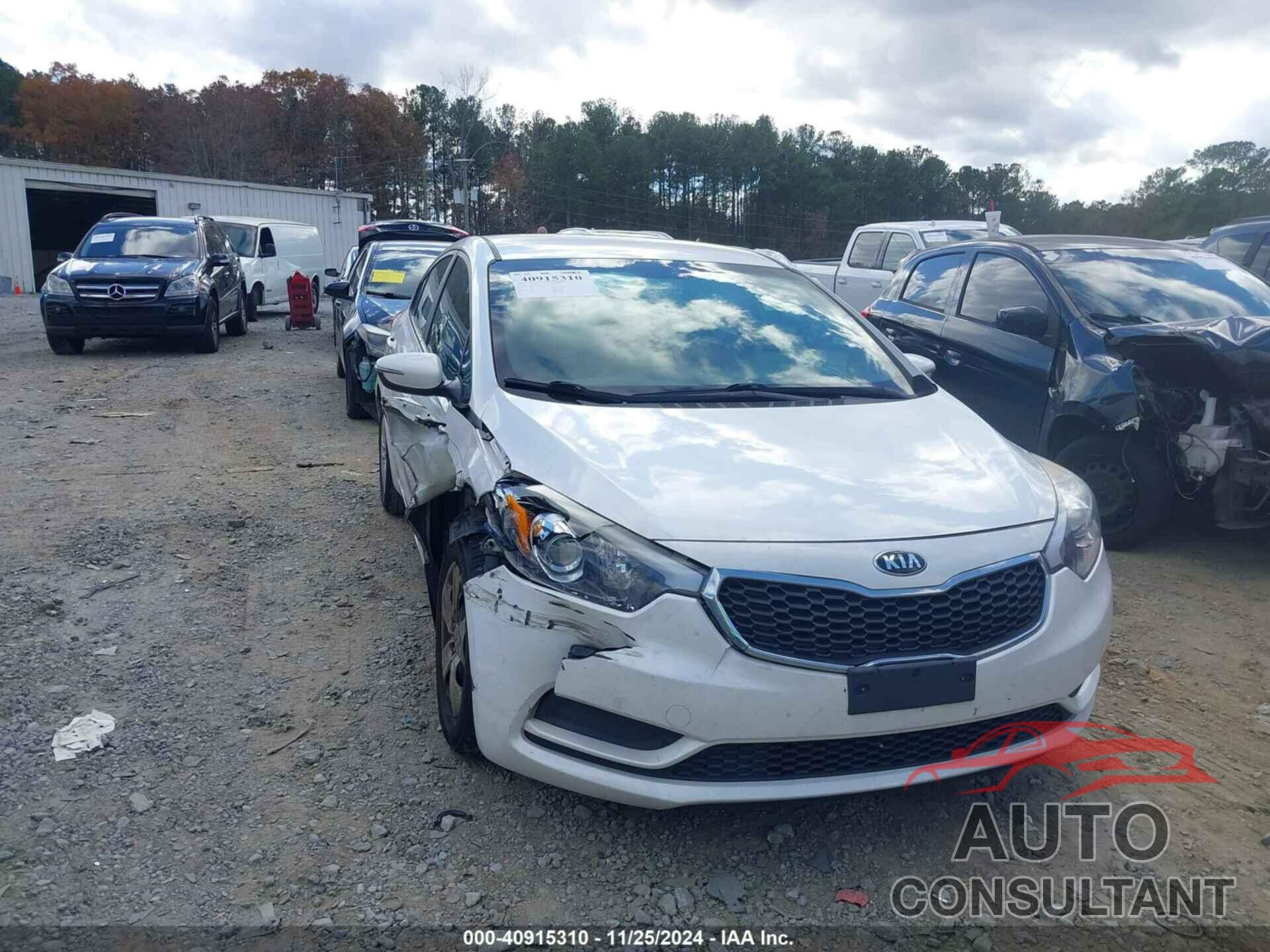 KIA FORTE 2016 - KNAFX4A66G5535912