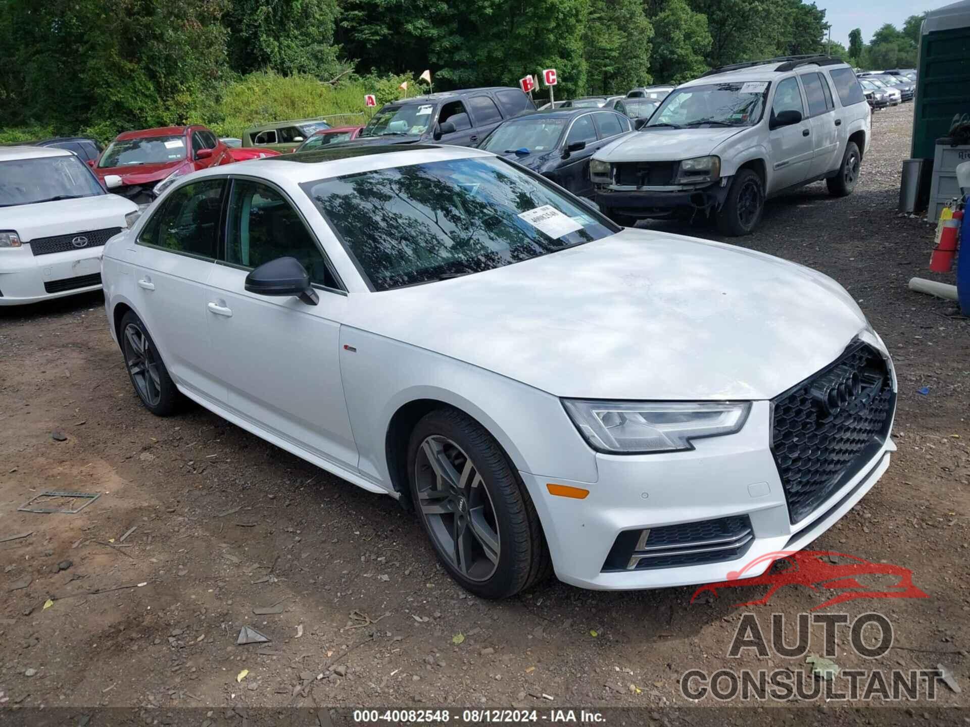 AUDI A4 2017 - WAUENAF44HN035028