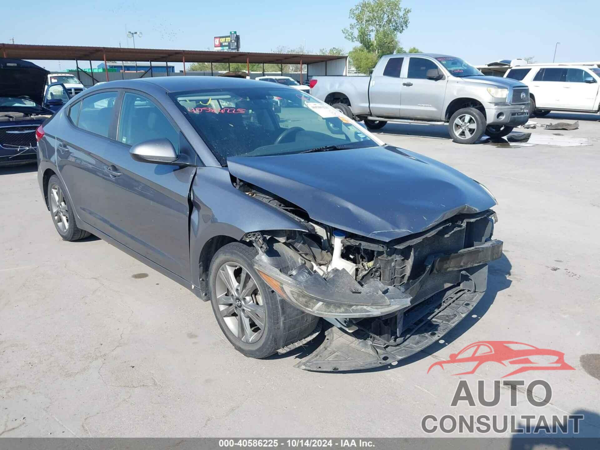 HYUNDAI ELANTRA 2018 - 5NPD84LF5JH253627