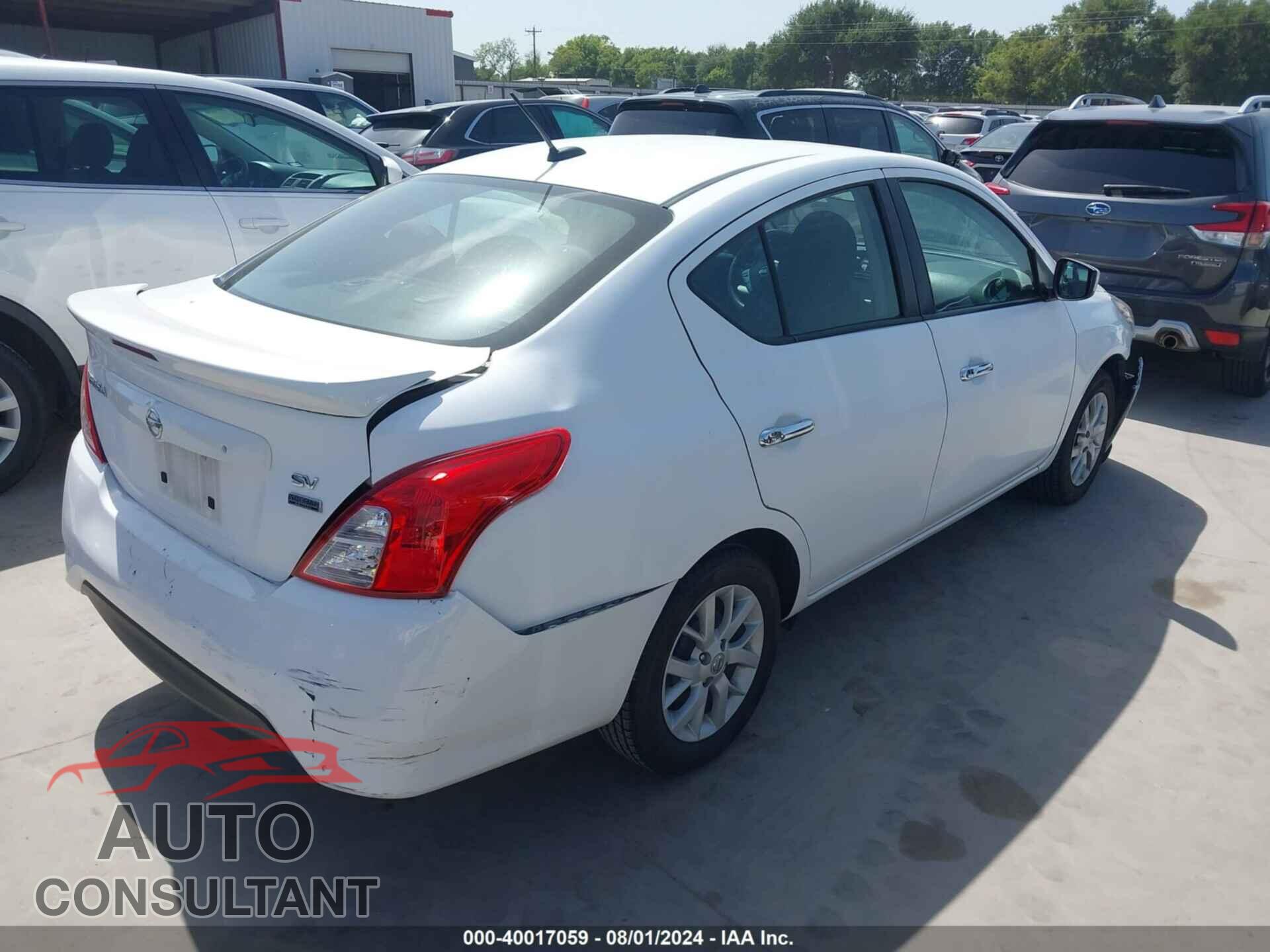 NISSAN VERSA 2019 - 3N1CN7AP3KL826594