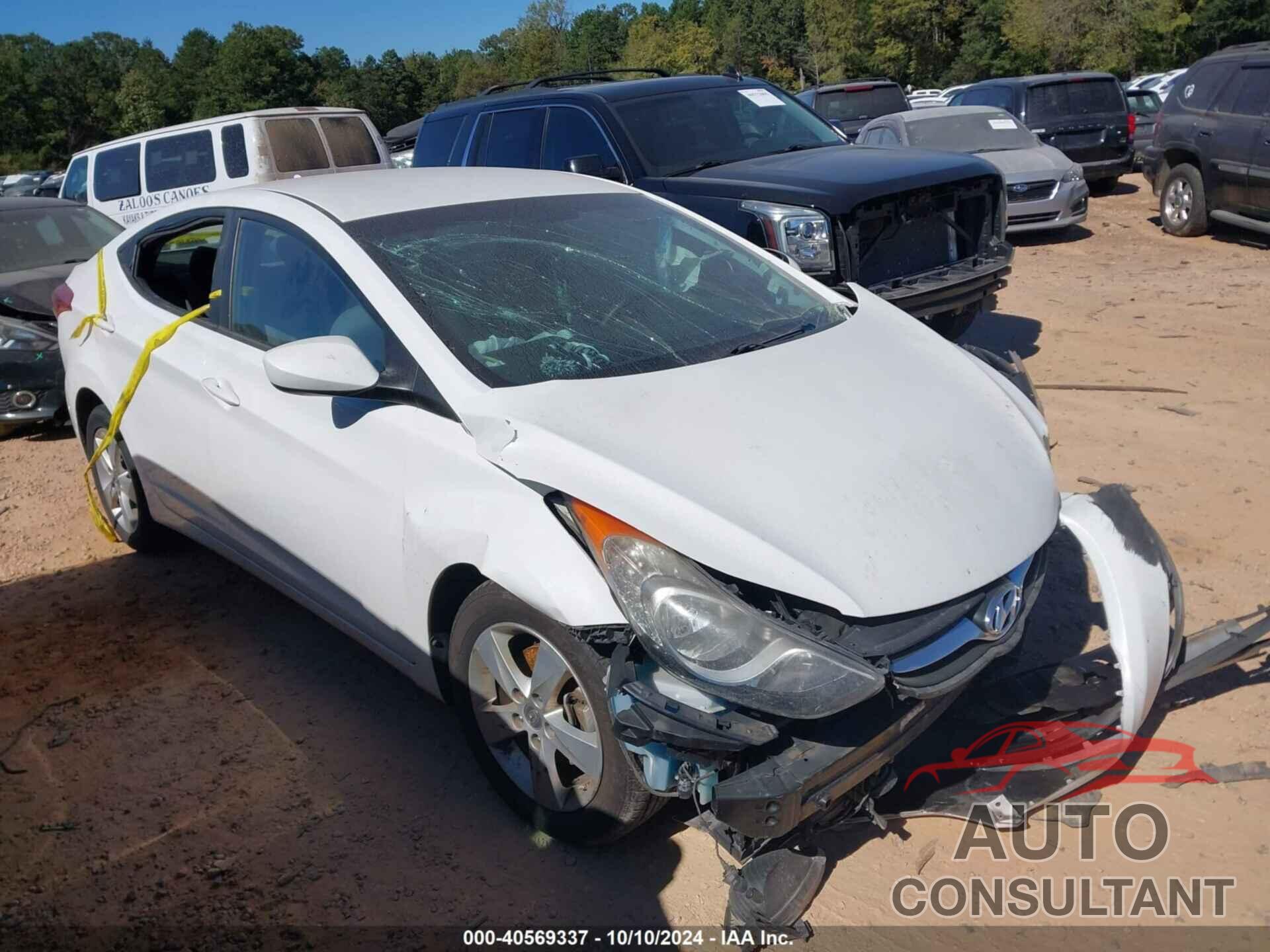 HYUNDAI ELANTRA 2013 - 5NPDH4AE5DH437609