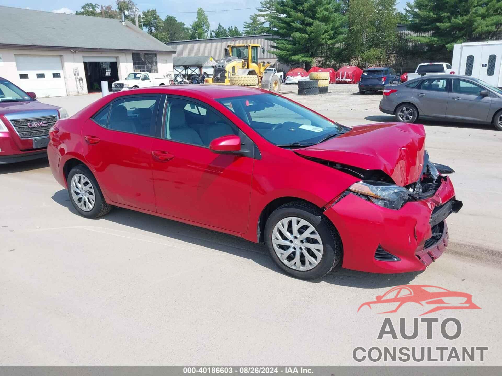 TOYOTA COROLLA 2019 - 2T1BURHE9KC130403