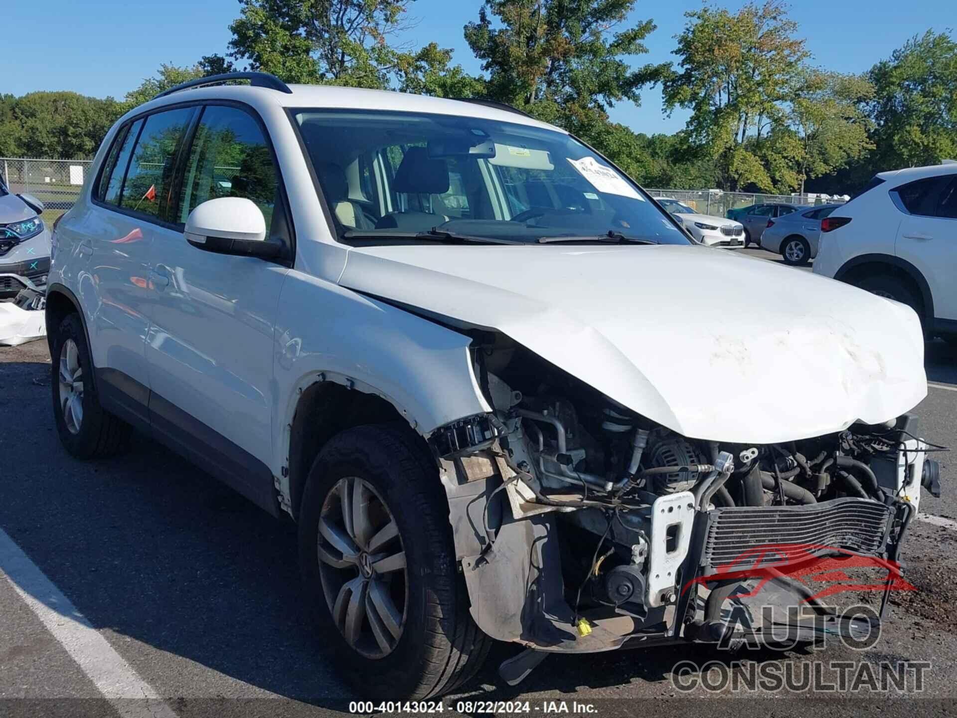 VOLKSWAGEN TIGUAN 2017 - WVGBV7AX3HW507493