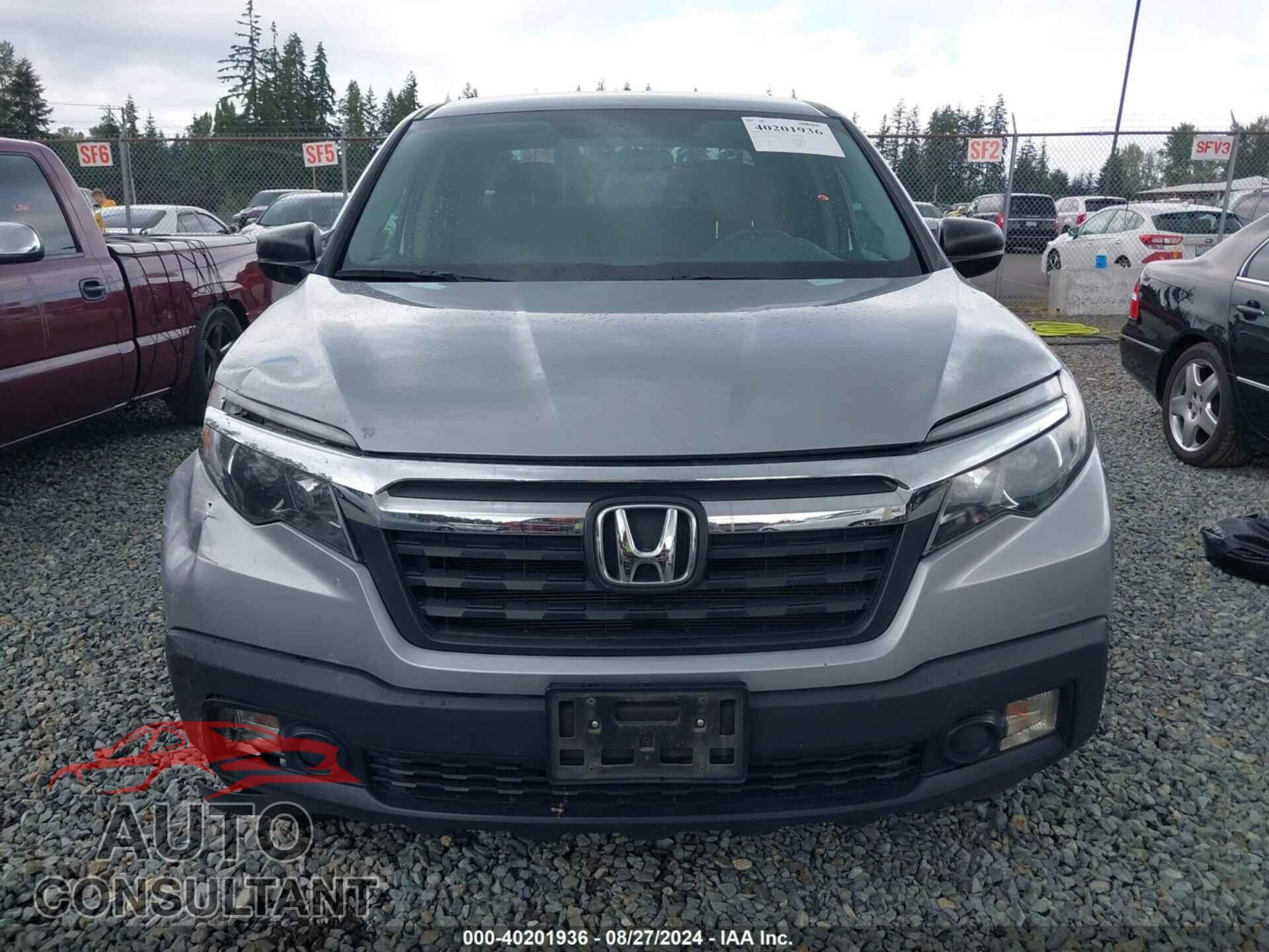 HONDA RIDGELINE 2017 - 5FPYK3F29HB020081