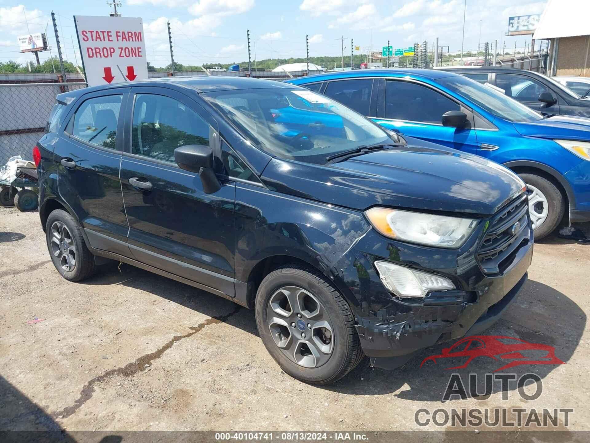 FORD ECOSPORT 2018 - MAJ3P1RE8JC226578